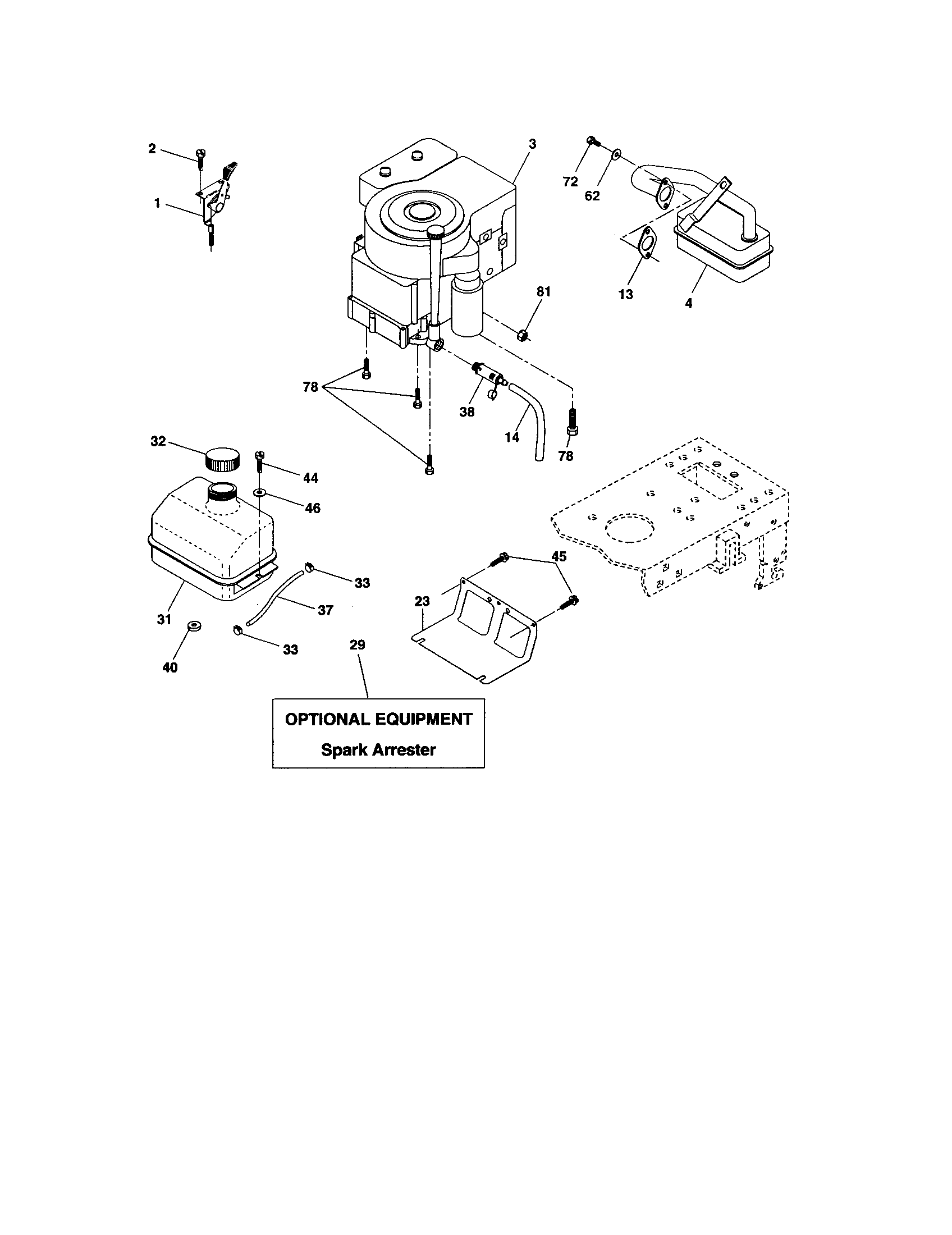 Craftsman 917274391 engine diagram