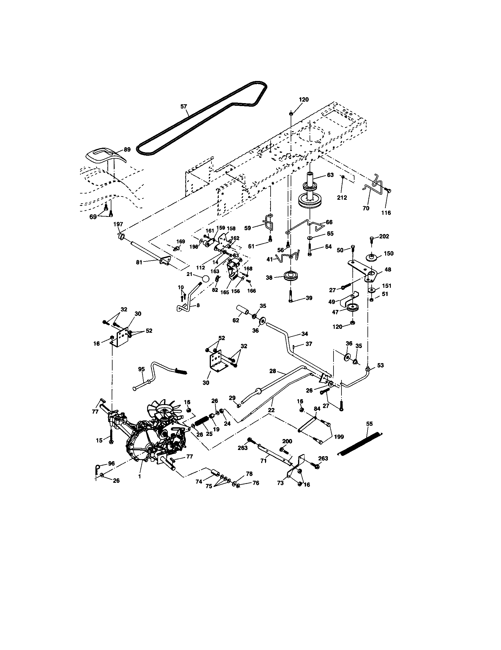 Craftsman 917274762 ground drive diagram