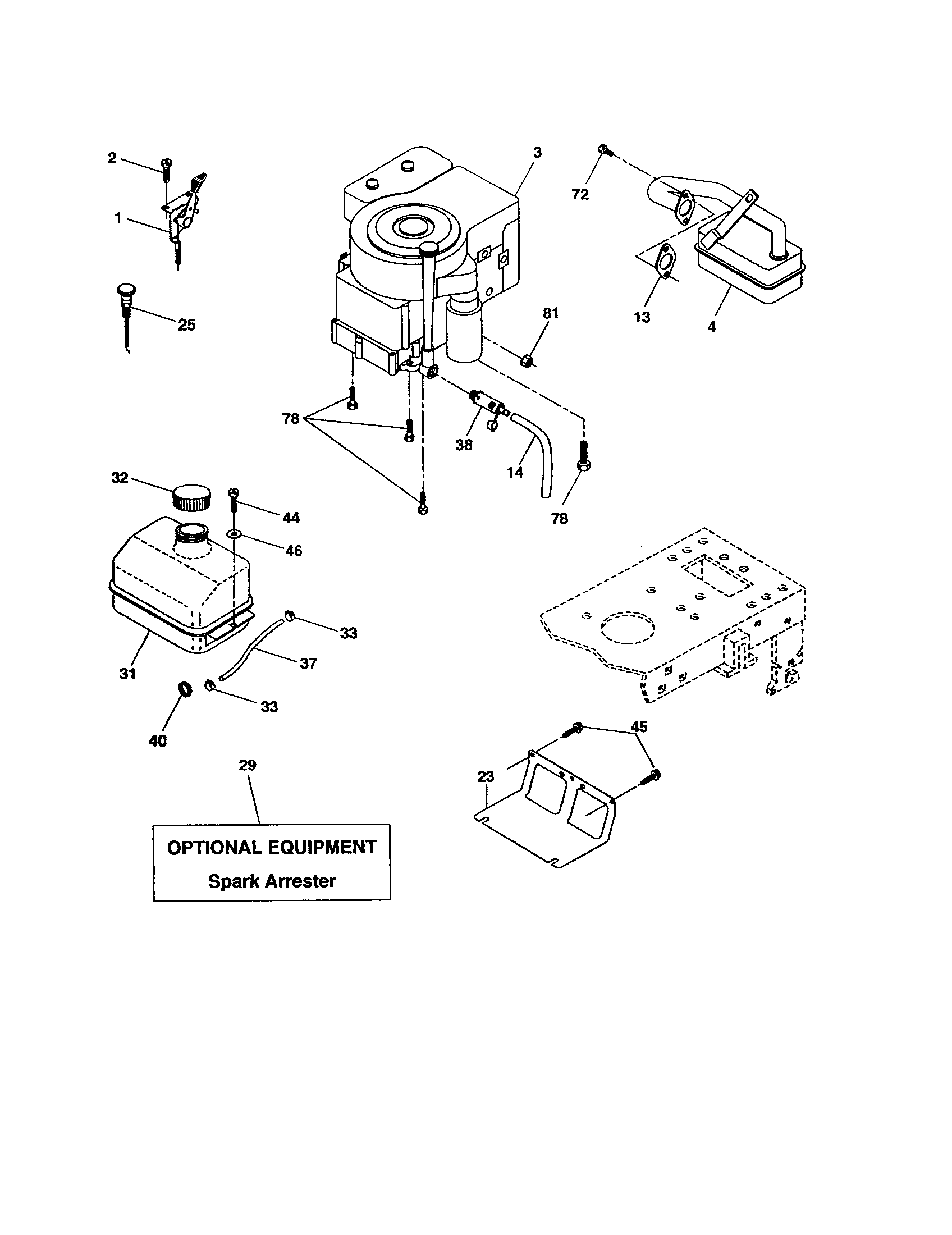 Craftsman 917277182 engine diagram