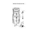 Fisher & Paykel GWL11-96151 inner and outer bowls and pump diagram