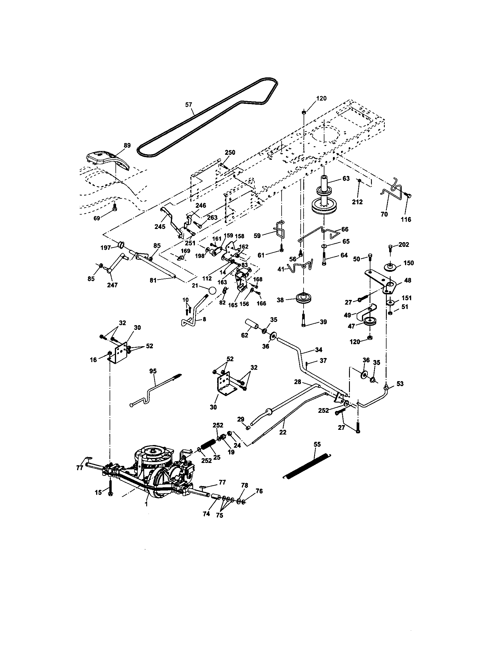 Craftsman 917275760 ground drive diagram