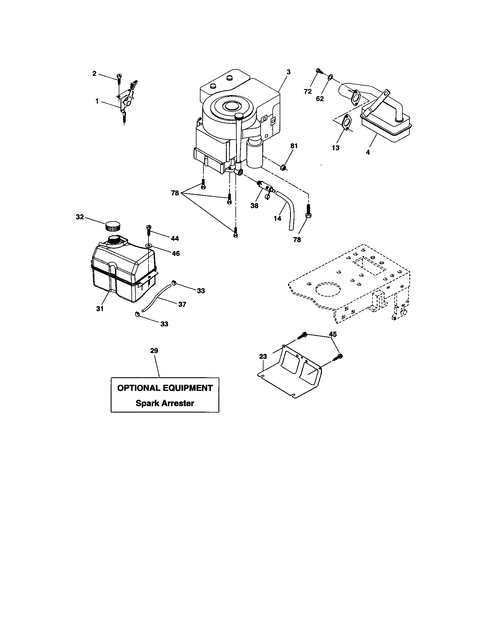 Craftsman 917275760 engine diagram