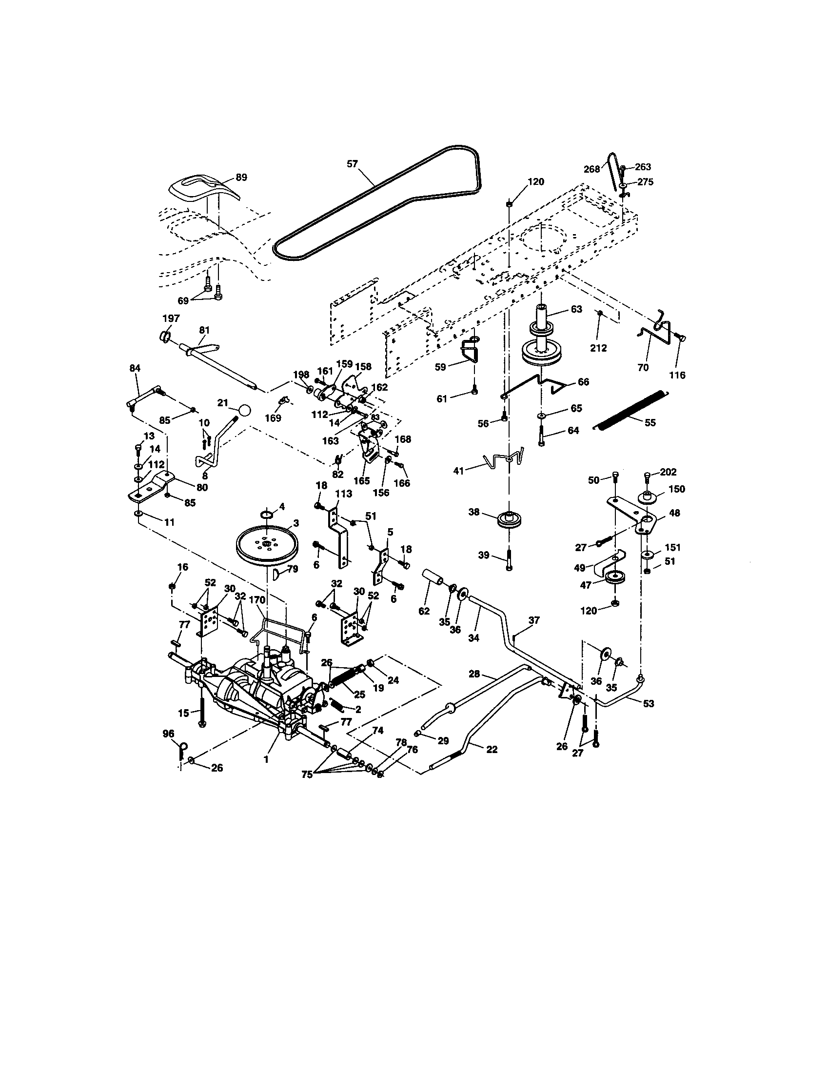 Craftsman 917277251 ground drive diagram