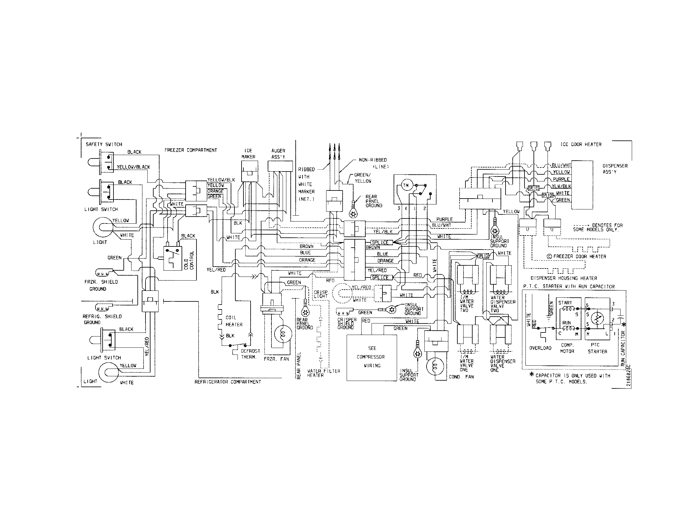 Frigidaire FRS24WSGW5 wiring diagram diagram