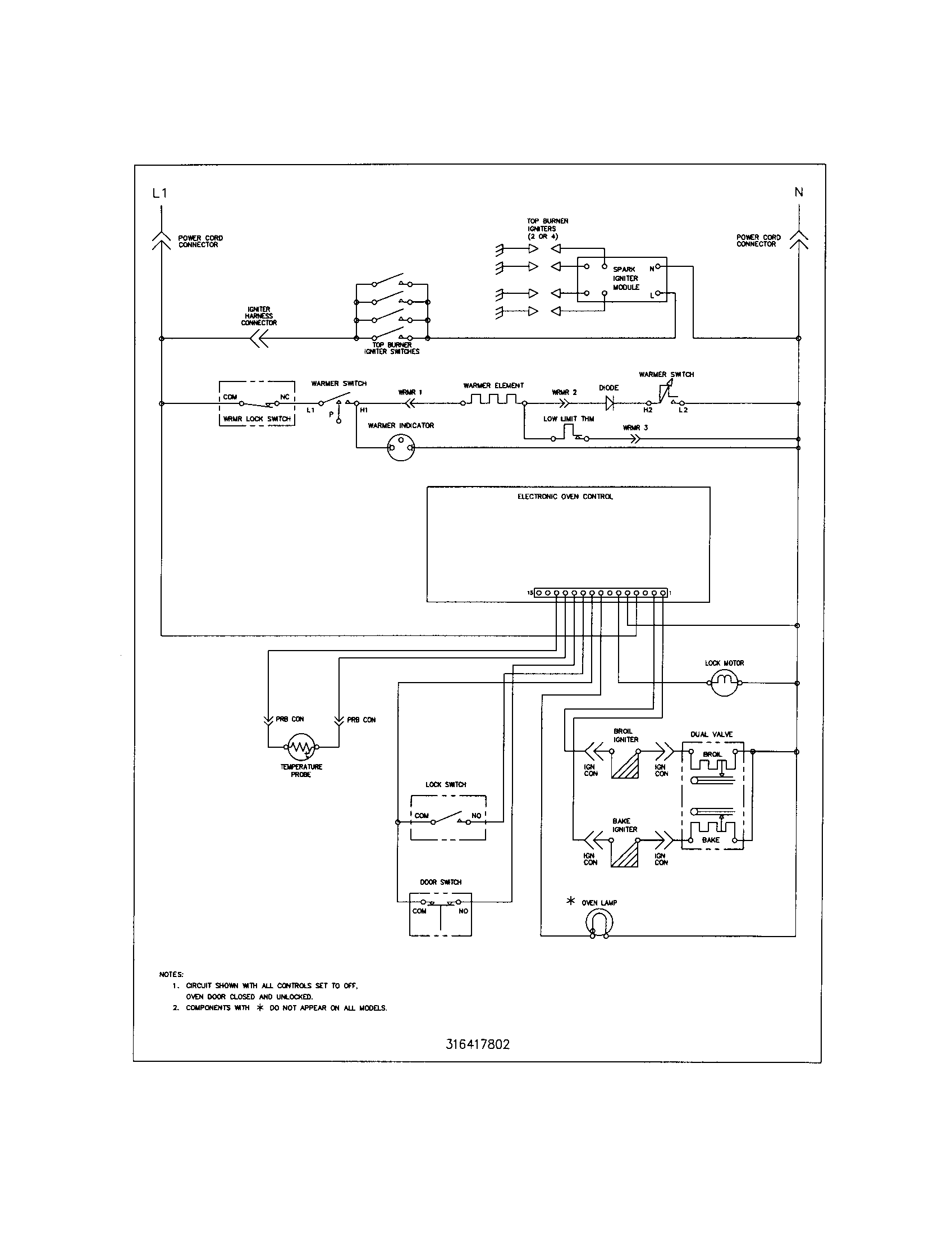 Kenmore 79078679400 wiring schematic diagram