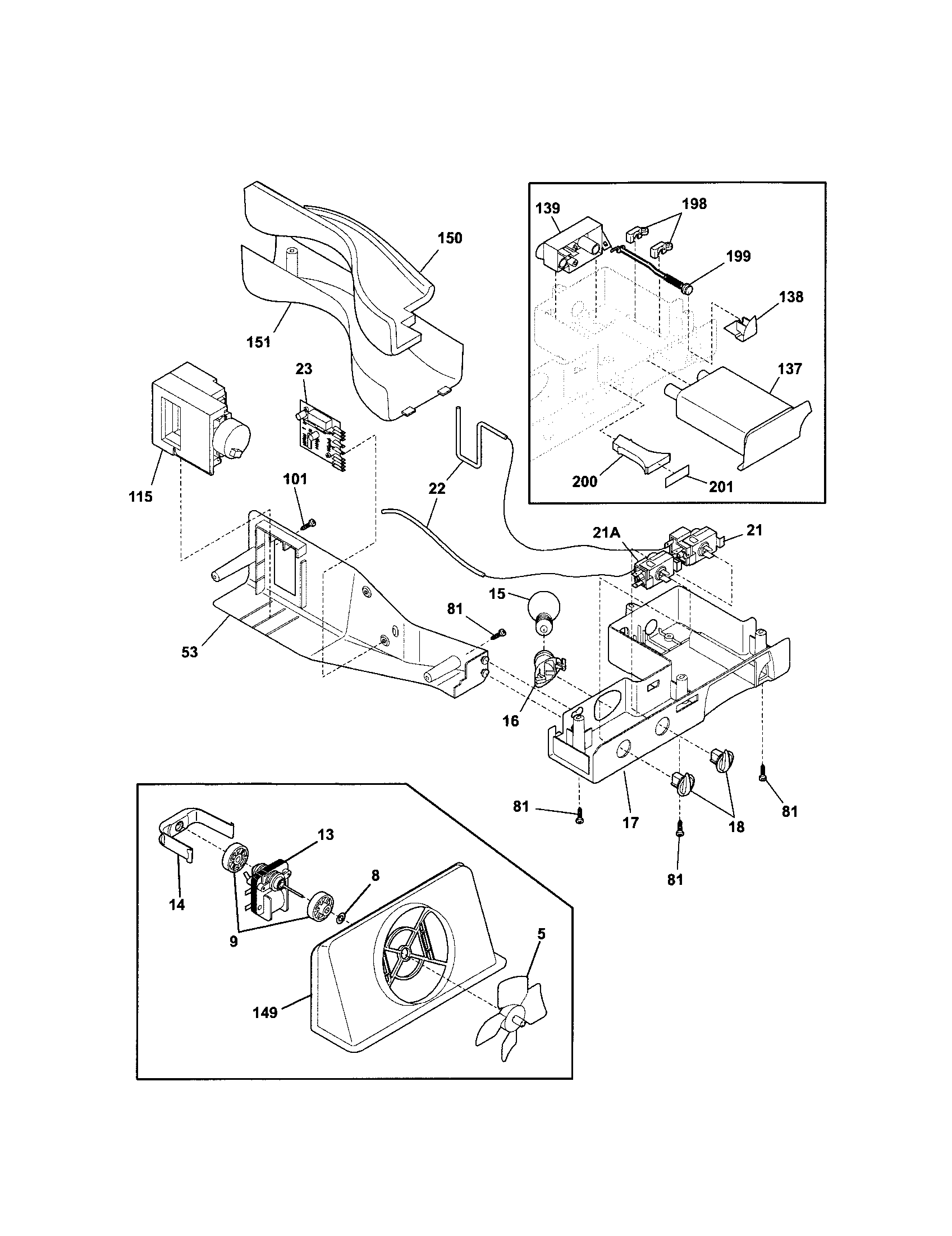 Kenmore 25356283405 controls diagram
