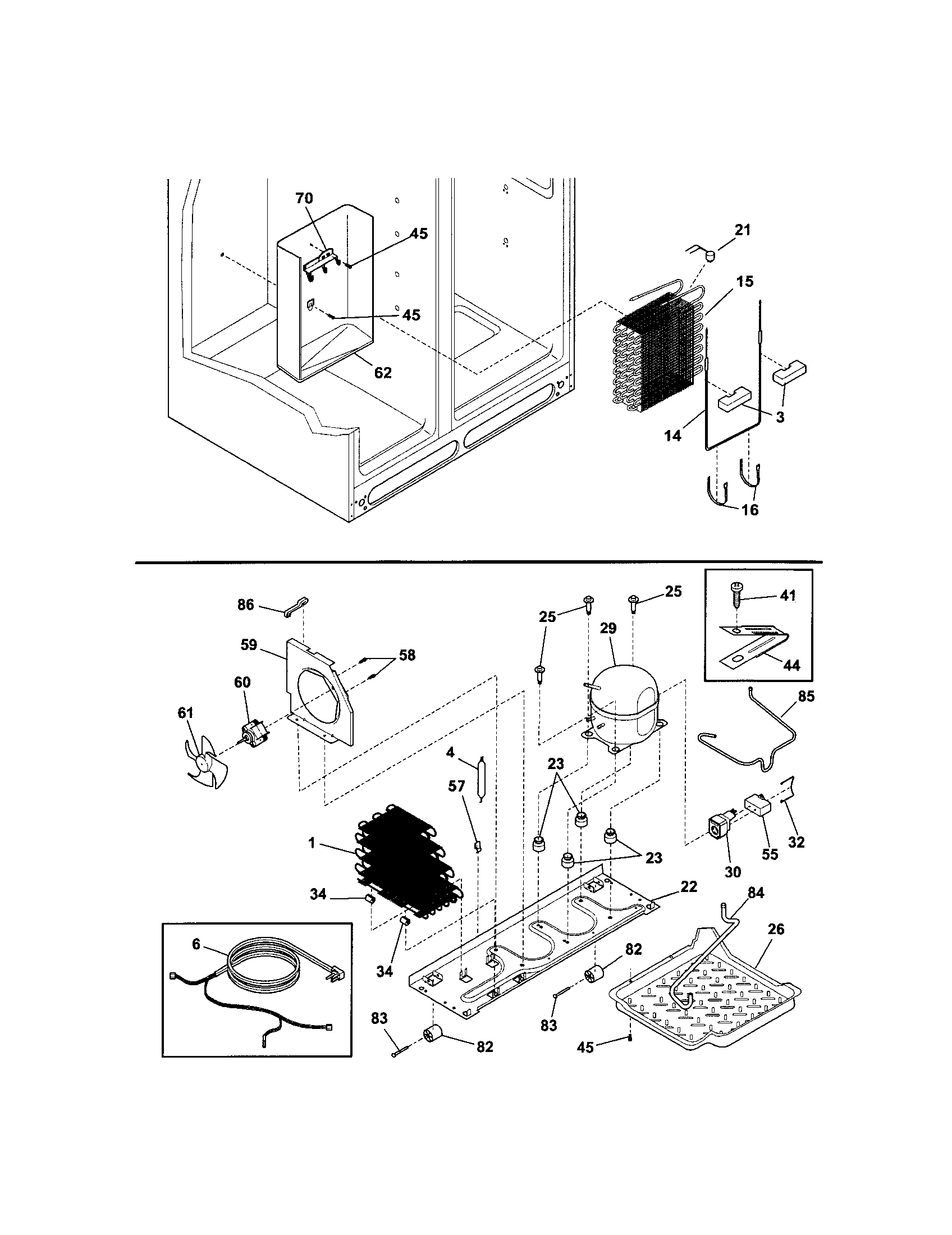 Kenmore 25356283405 system diagram