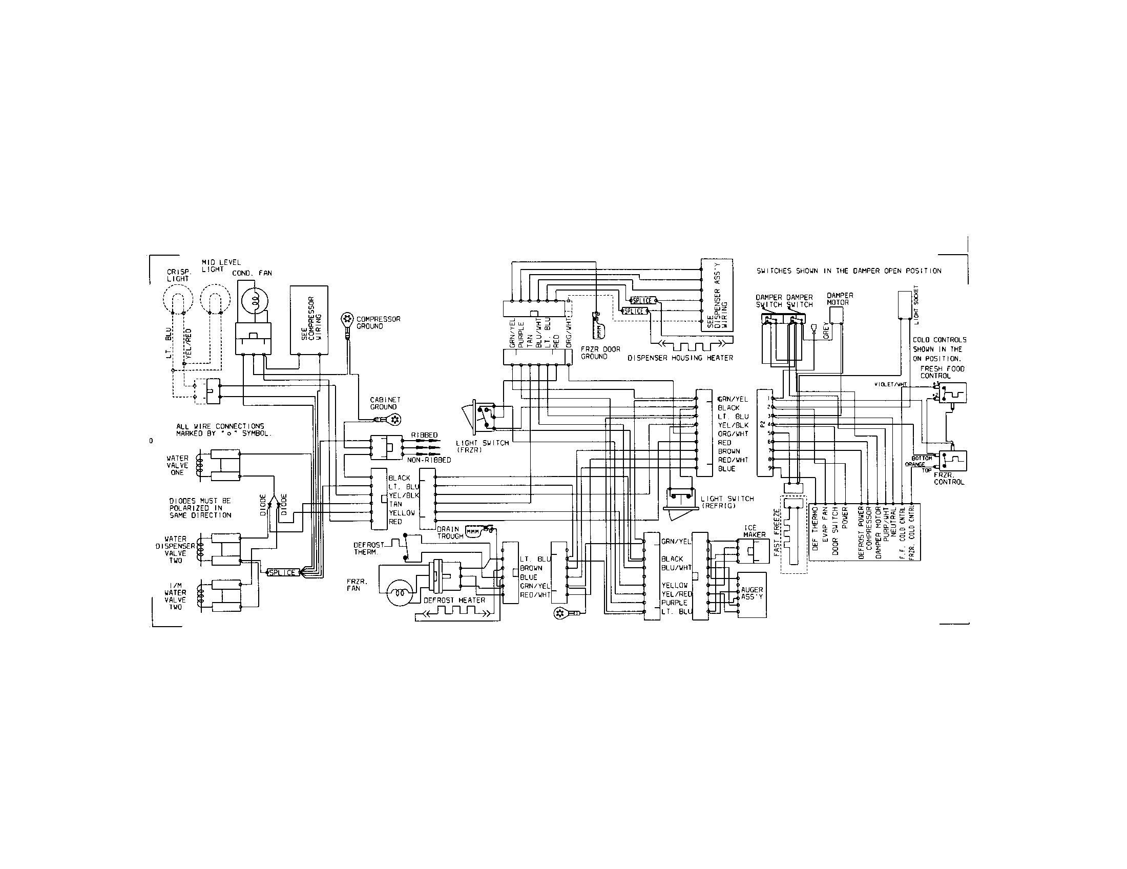 Kenmore 25356283405 wiring diagram diagram