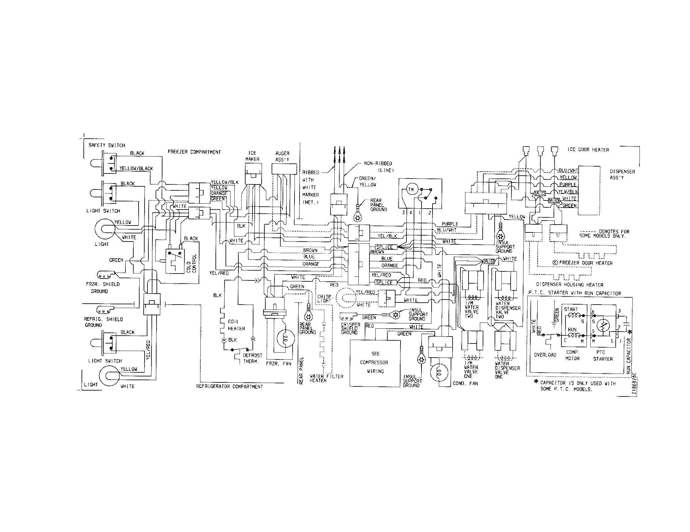 Frigidaire FRS24WSGW4 wiring diagram diagram