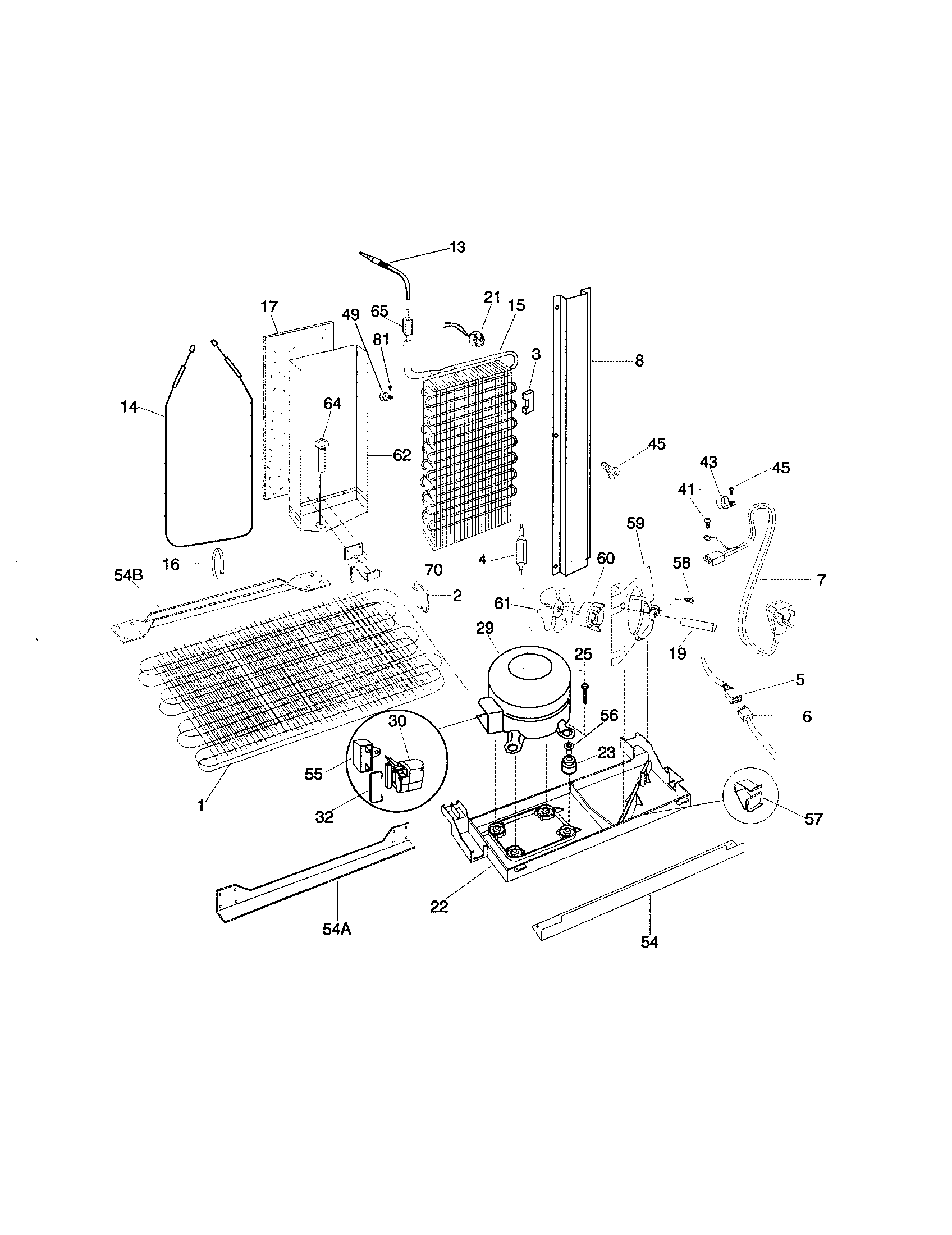 Frigidaire FRS24WSGW2 system diagram