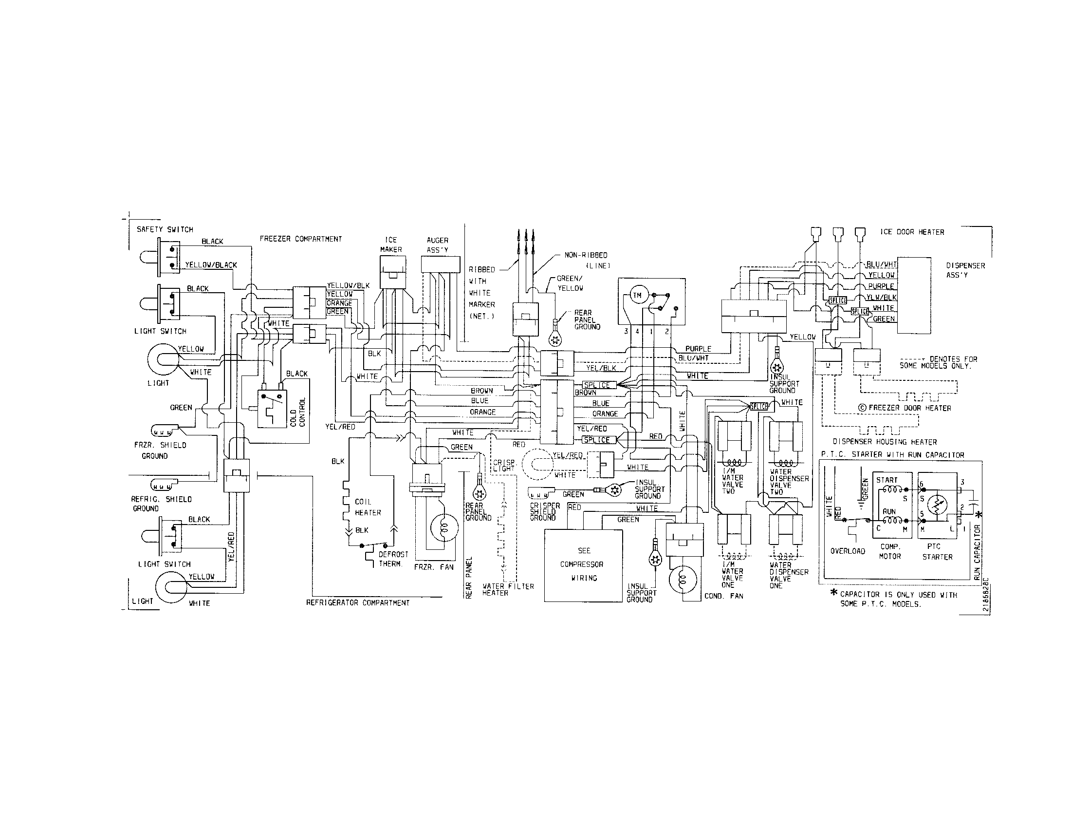 Frigidaire FRS24WSGW2 wiring diagram diagram