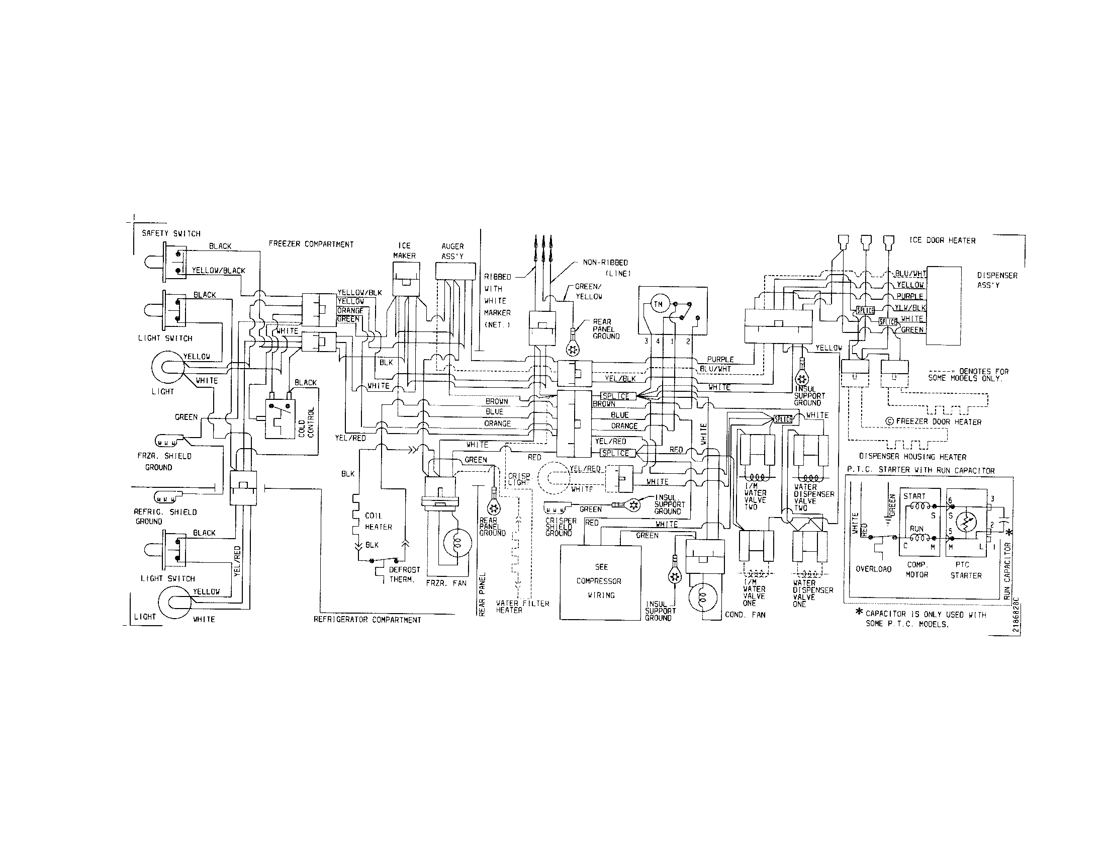 Frigidaire FRS24WSGW3 wiring diagram diagram