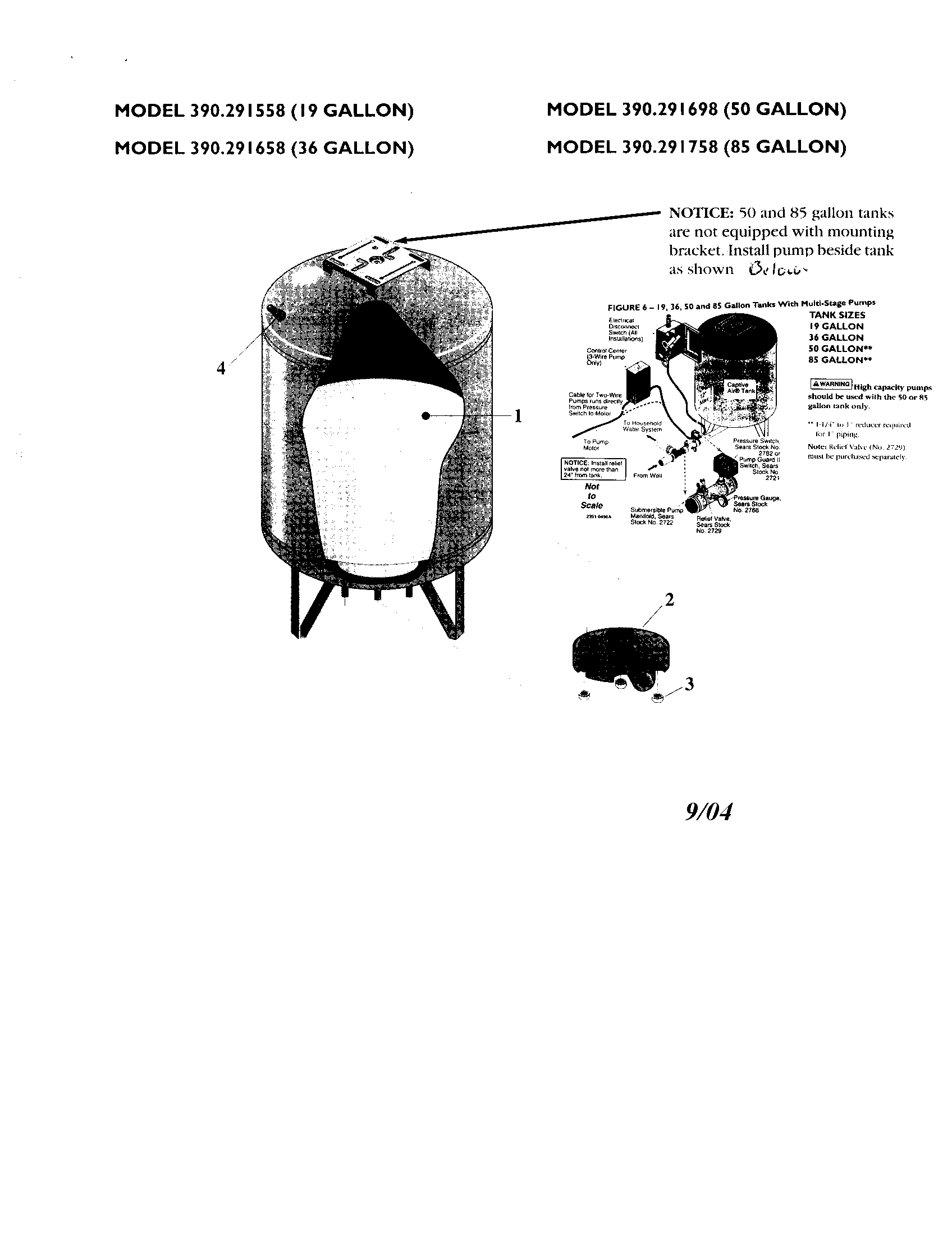 Craftsman 390291658 air tank assembly diagram