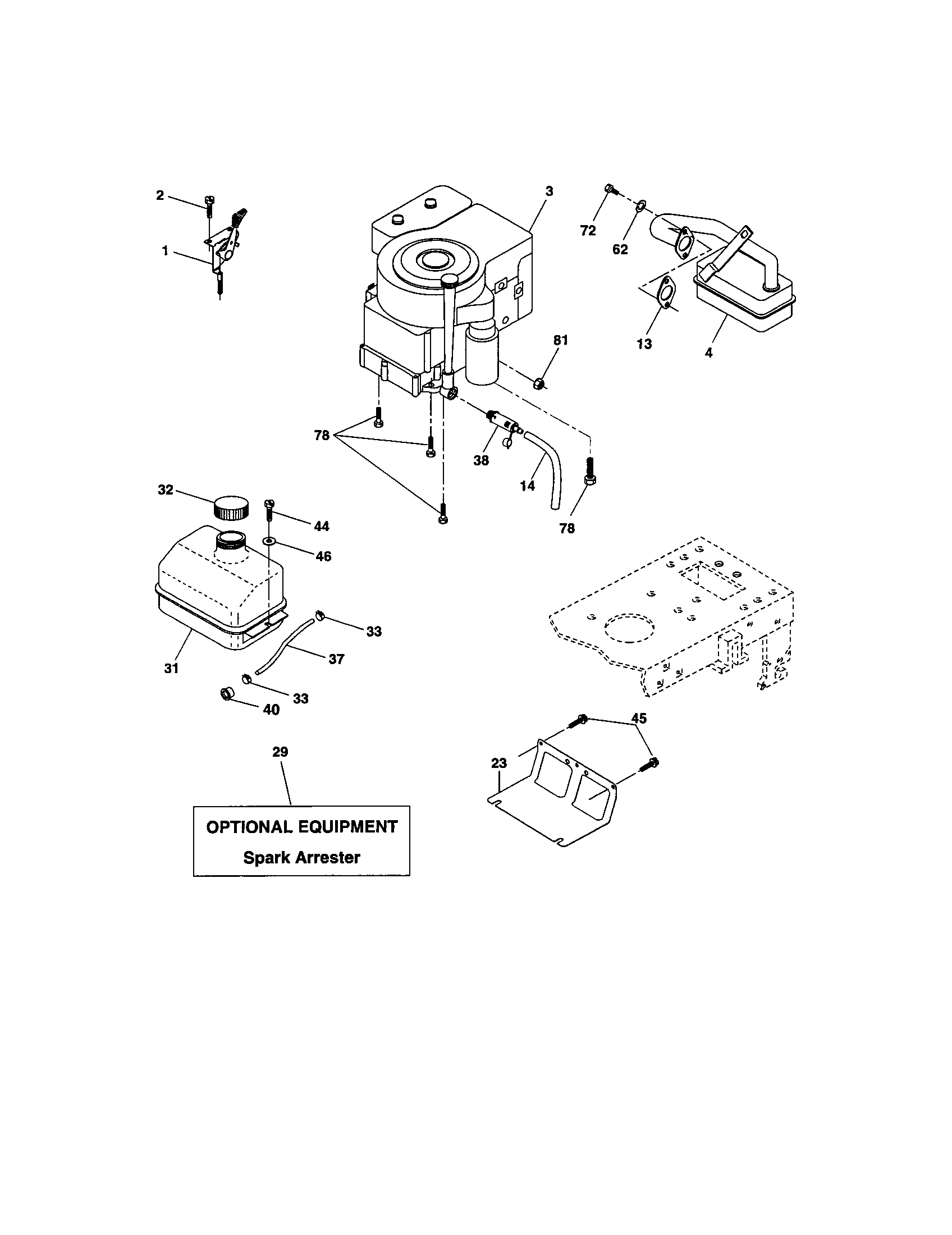 Craftsman 917275380 engine diagram