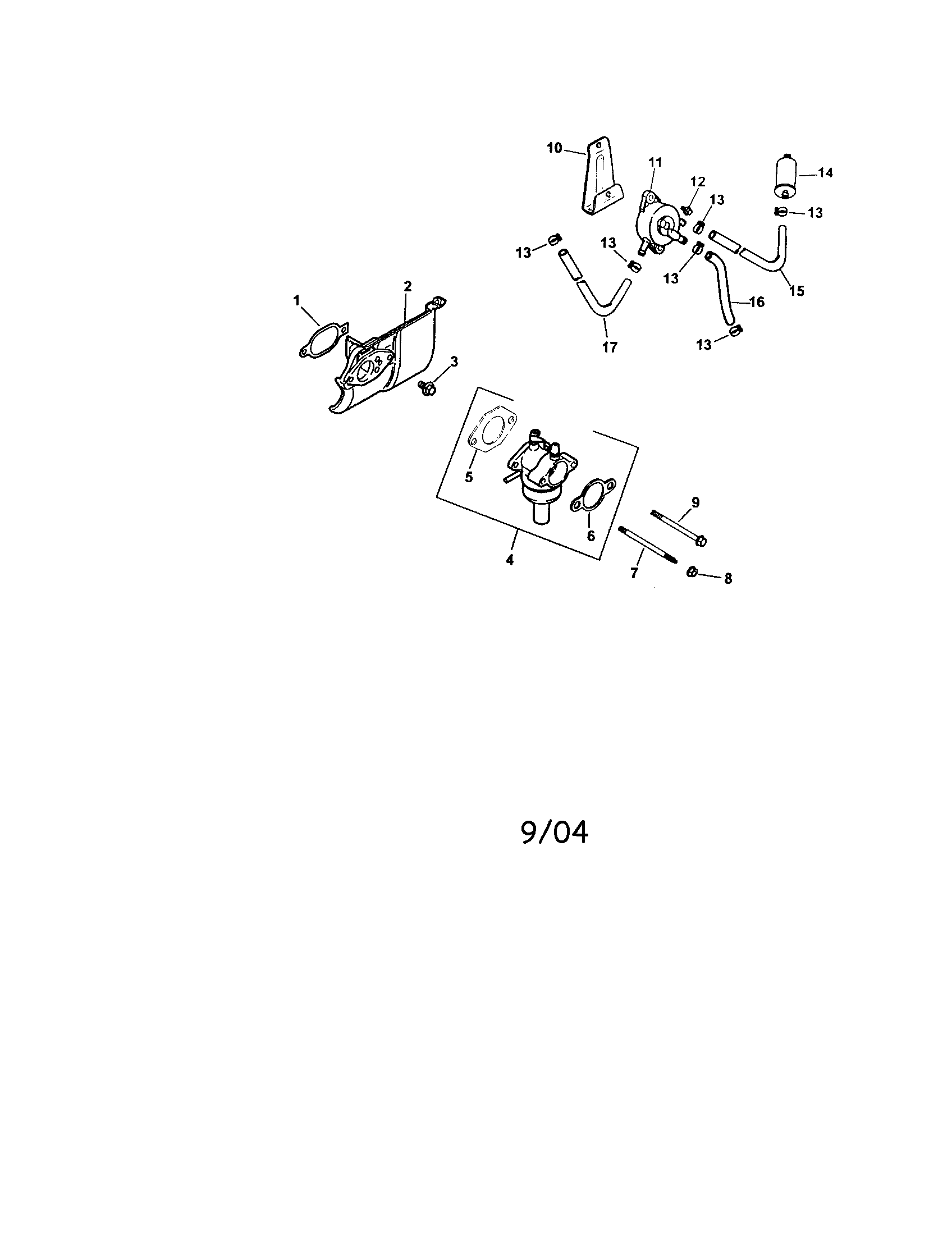 Craftsman 917274650 fuel system diagram