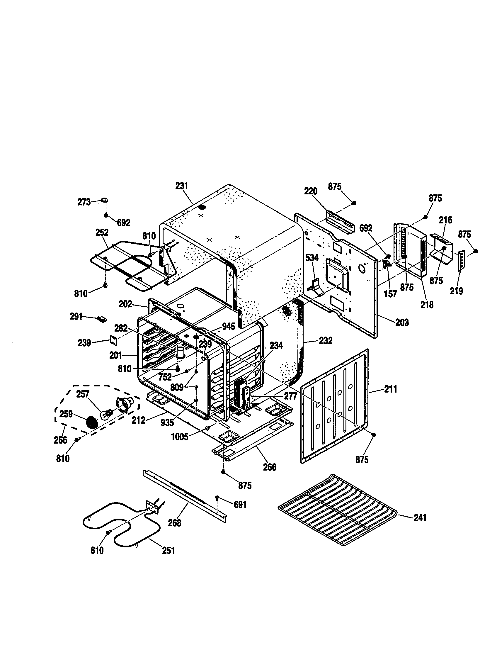 Kenmore 91147629100 lower body section diagram