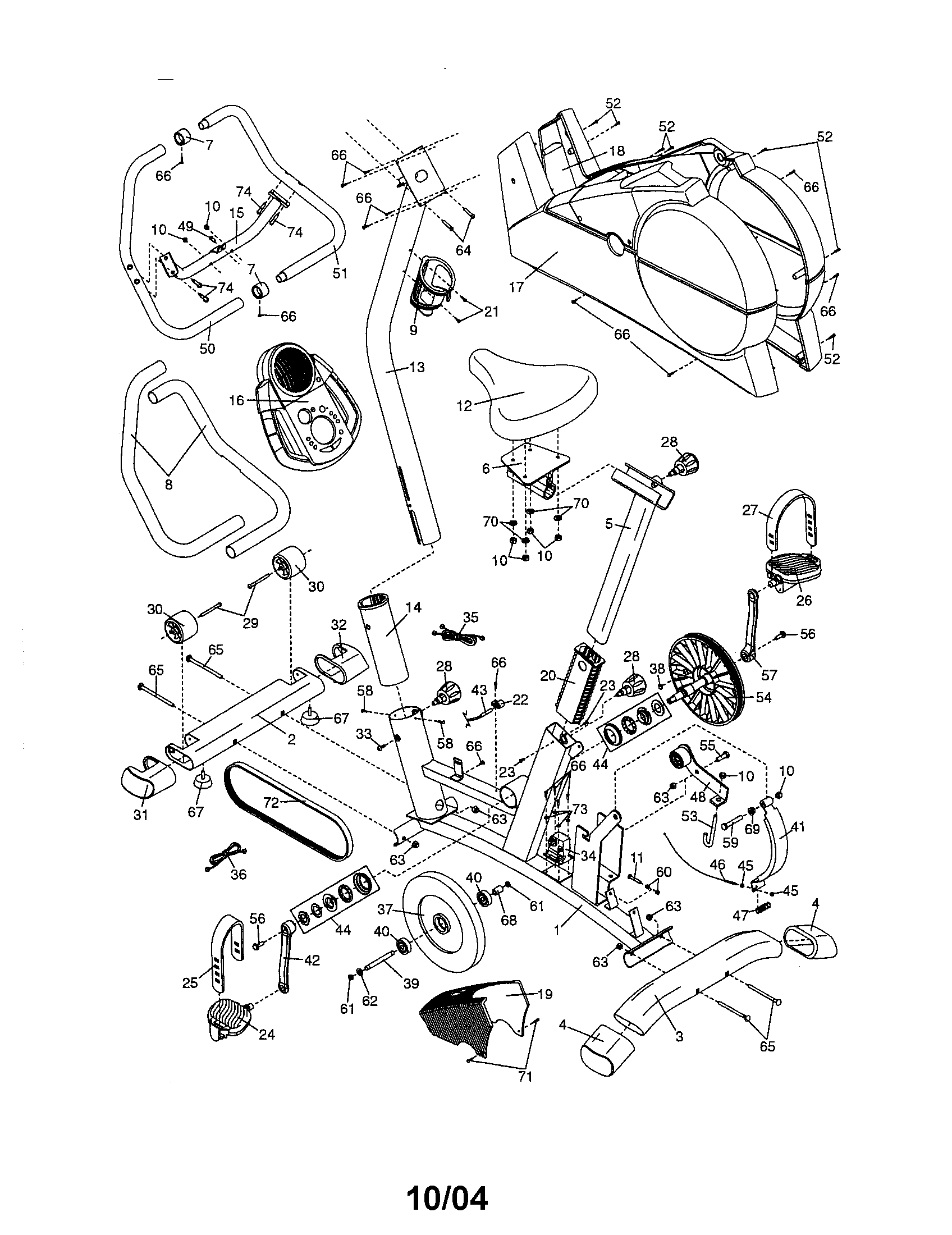 Proform PFEX17932 cycle diagram