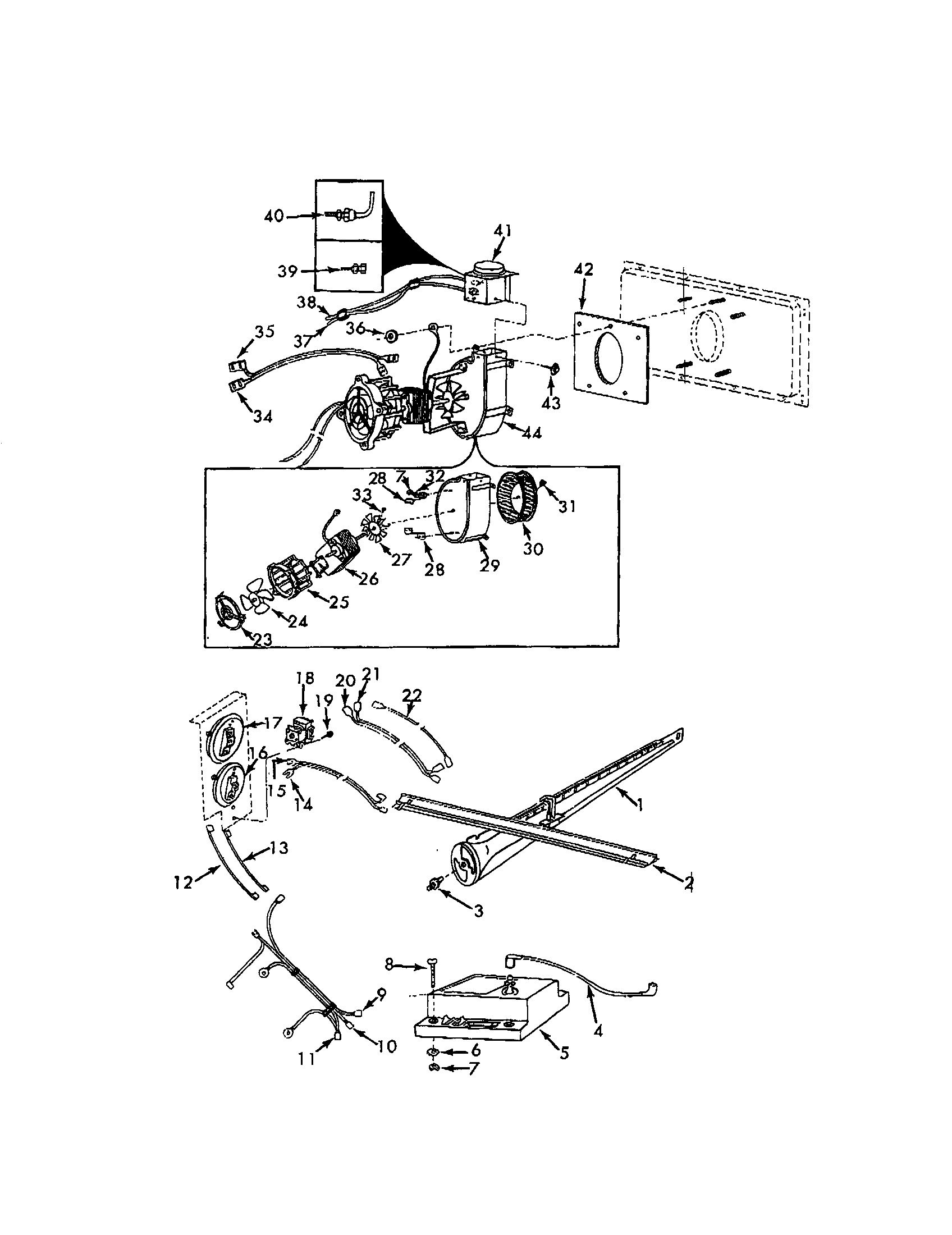 ICP HUGE125BH02 burner/orifice diagram