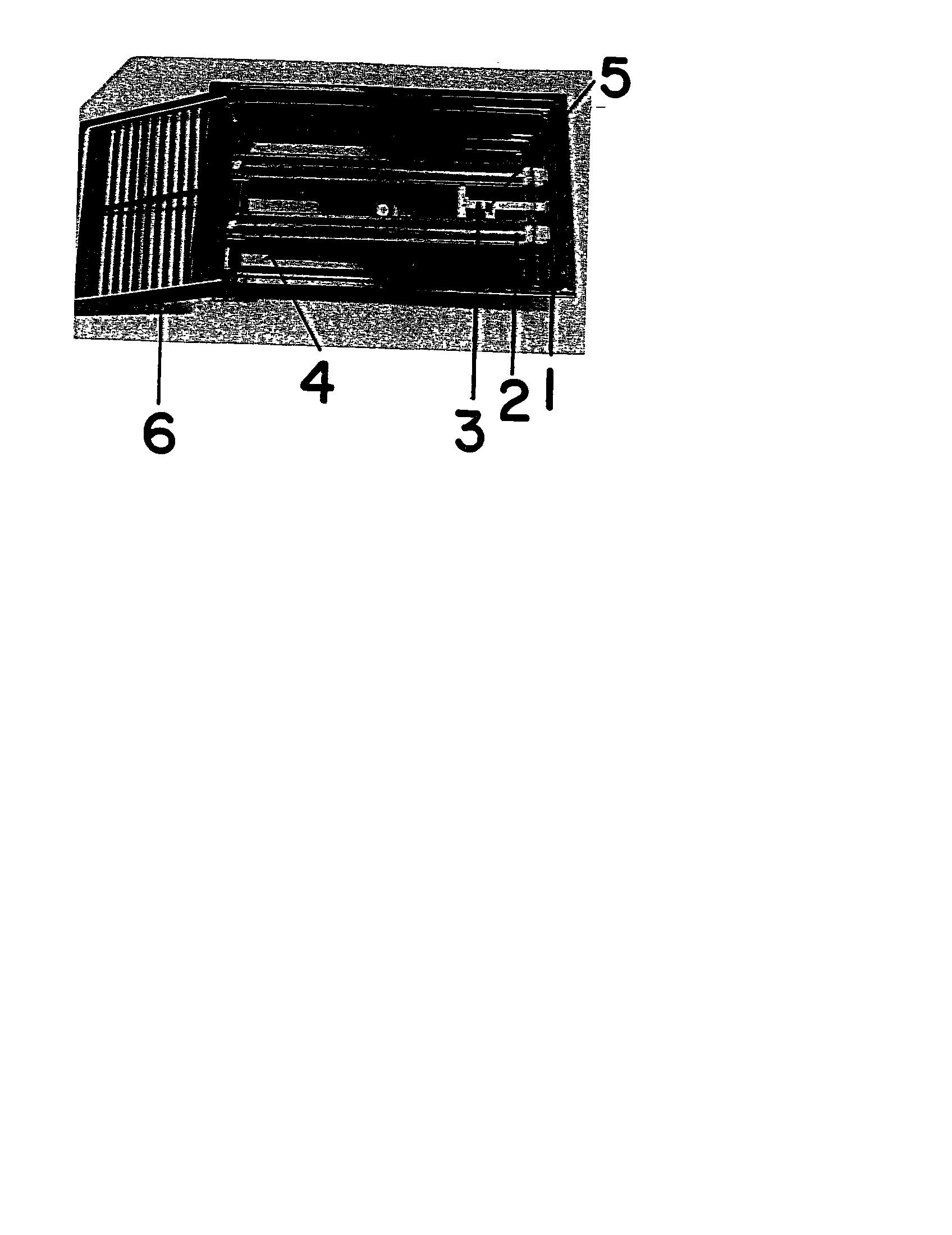 Modern Maid KGT-591 grille module assembly diagram