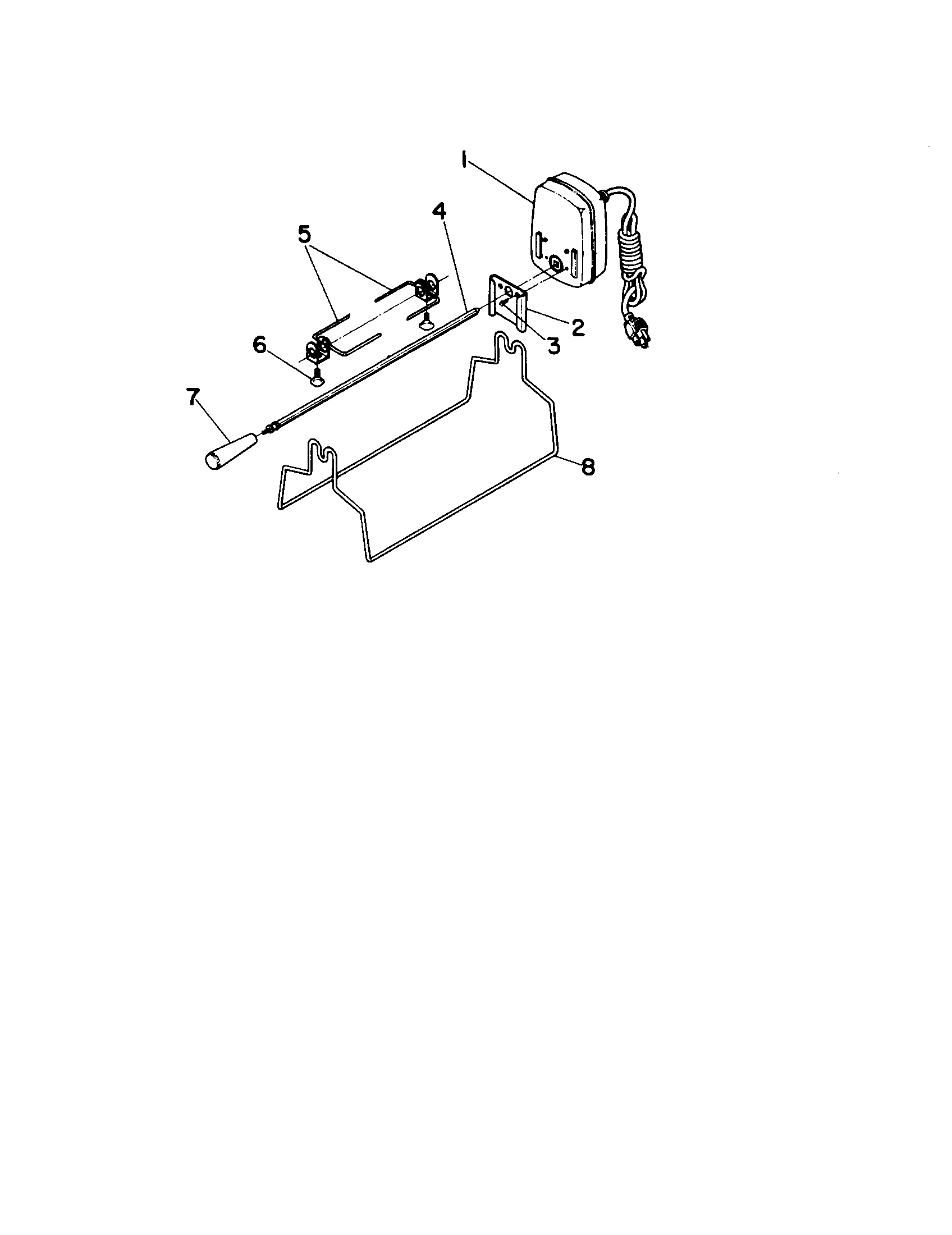 Modern Maid KGT-591 rotisserie (xst-310) diagram