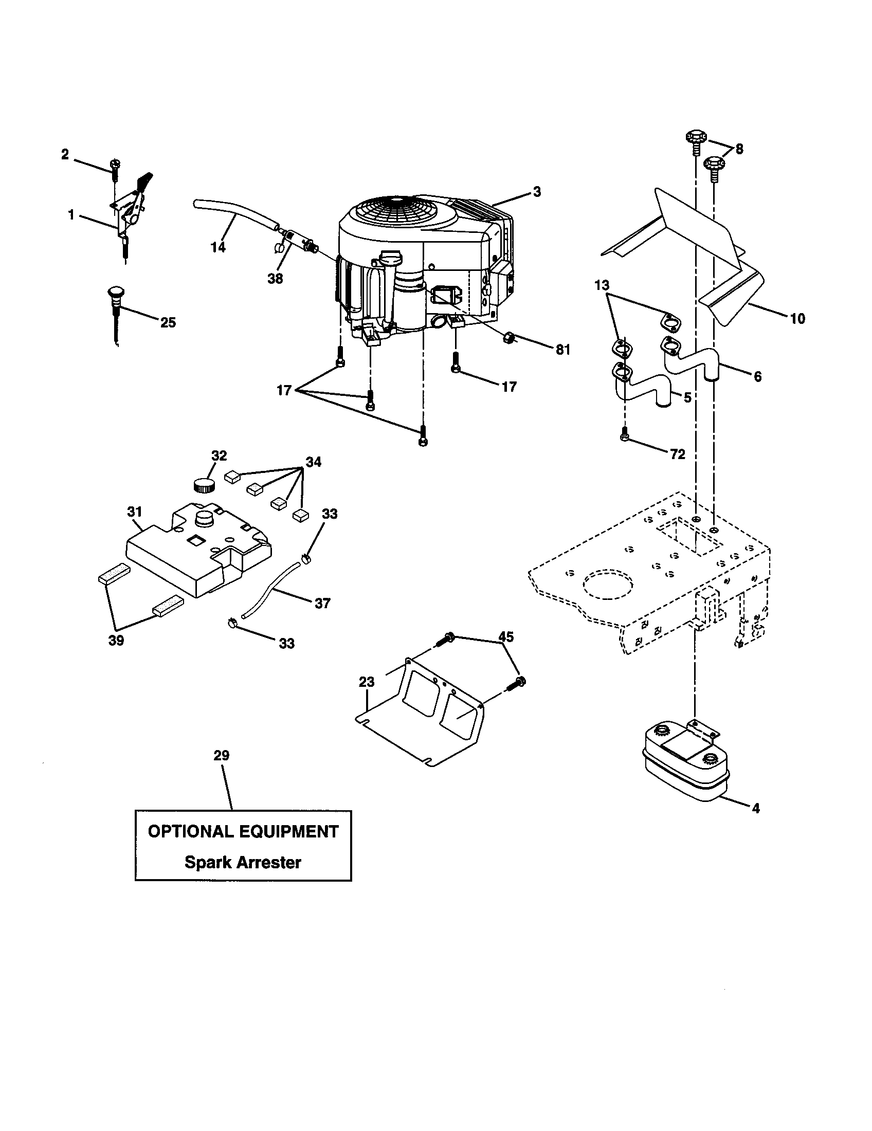 Craftsman 917277442 engine diagram
