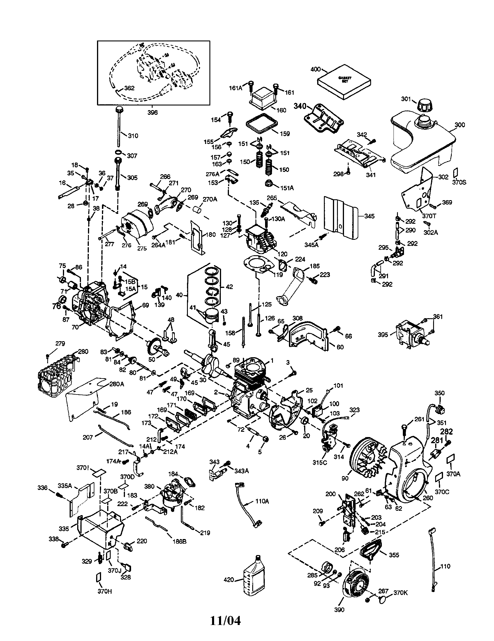 Craftsman 917880020 engine diagram