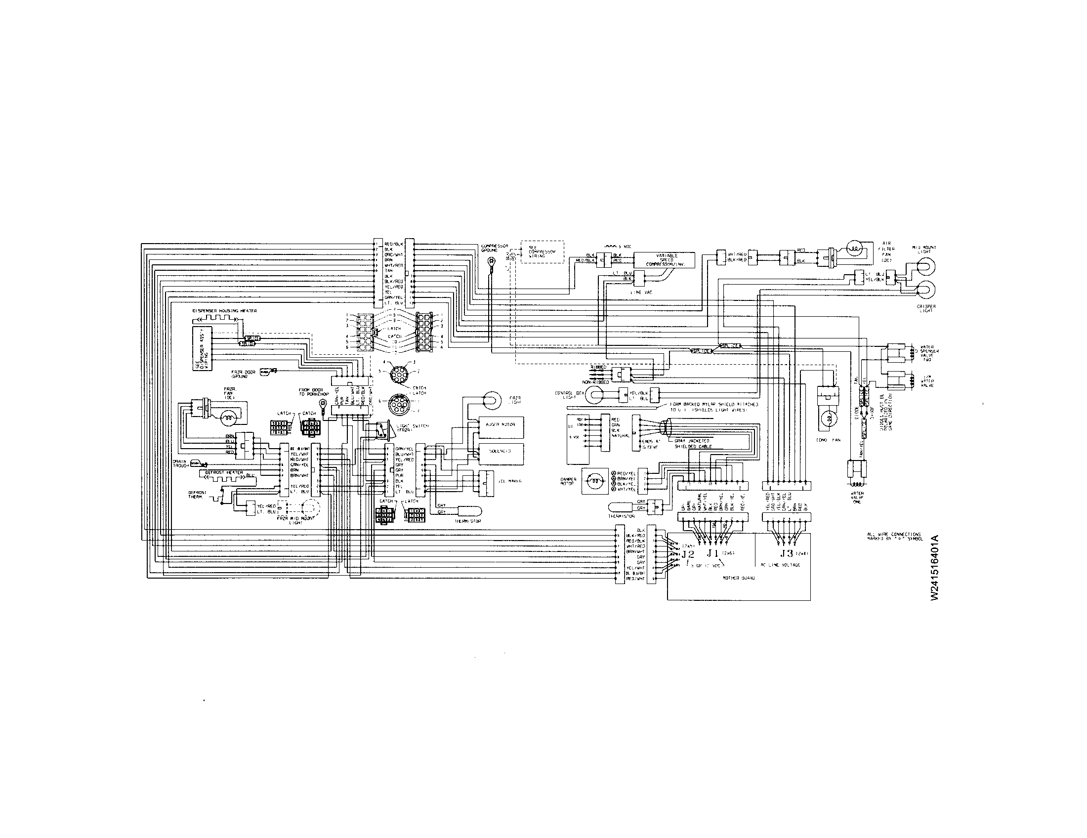 Frigidaire FLSC238DB1 wiring diagram diagram