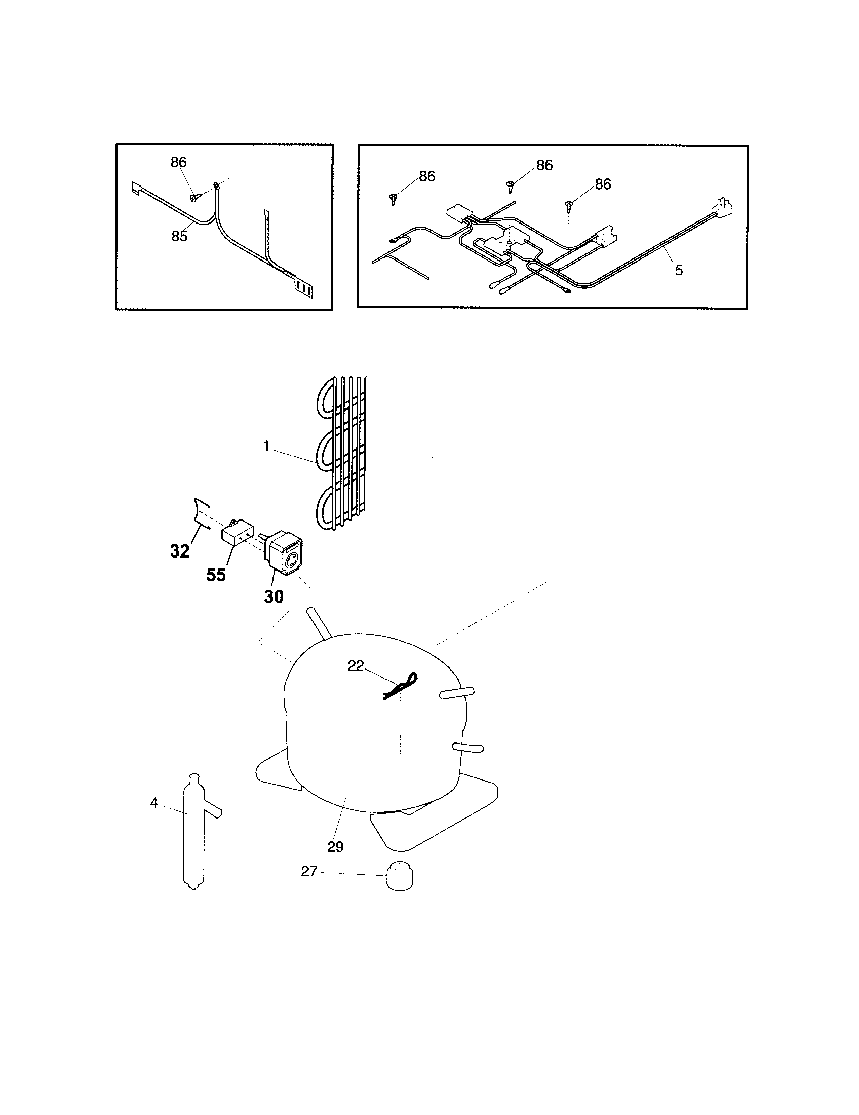 Frigidaire FFC07C2CW8 system diagram