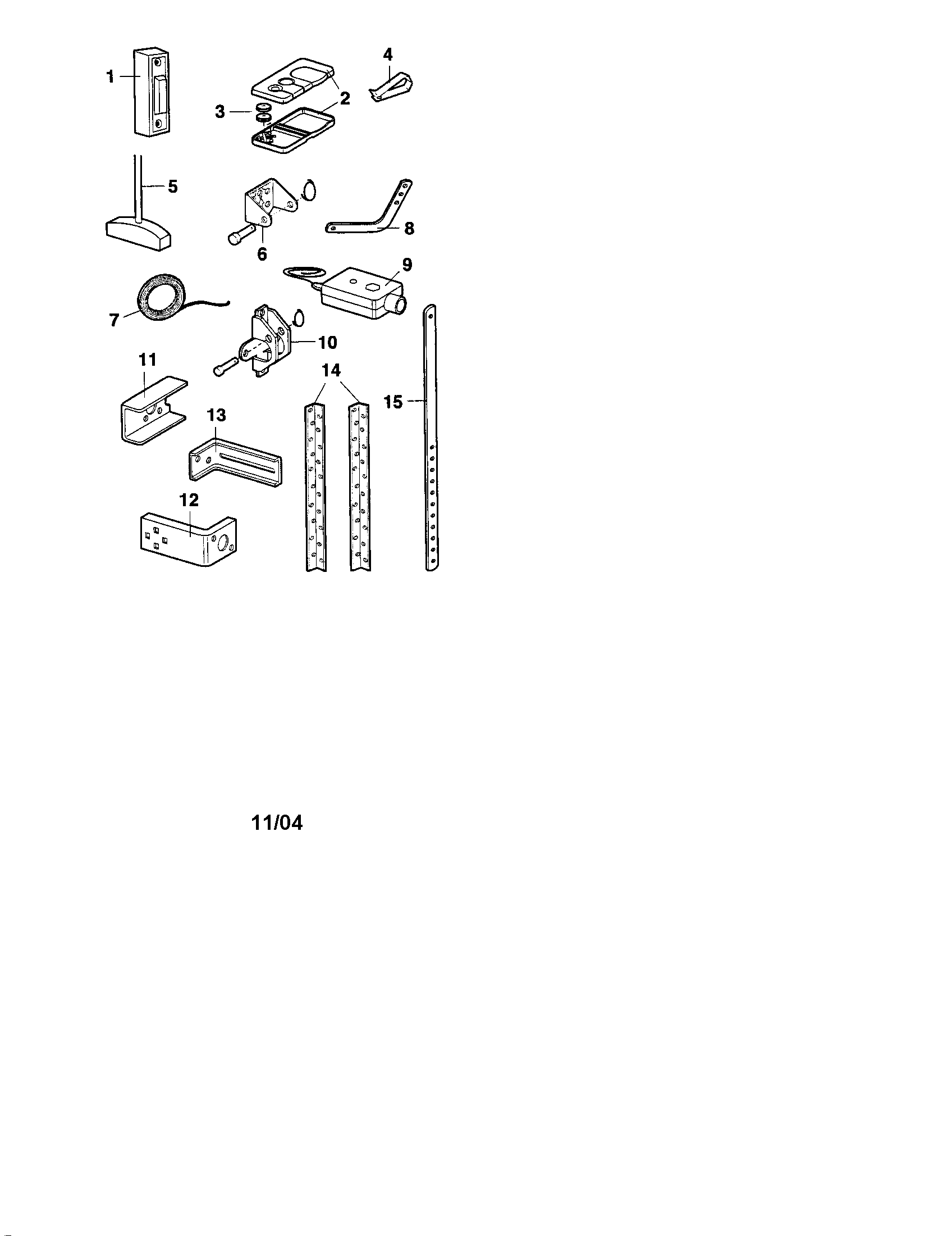 Craftsman 1395364812 installation parts diagram