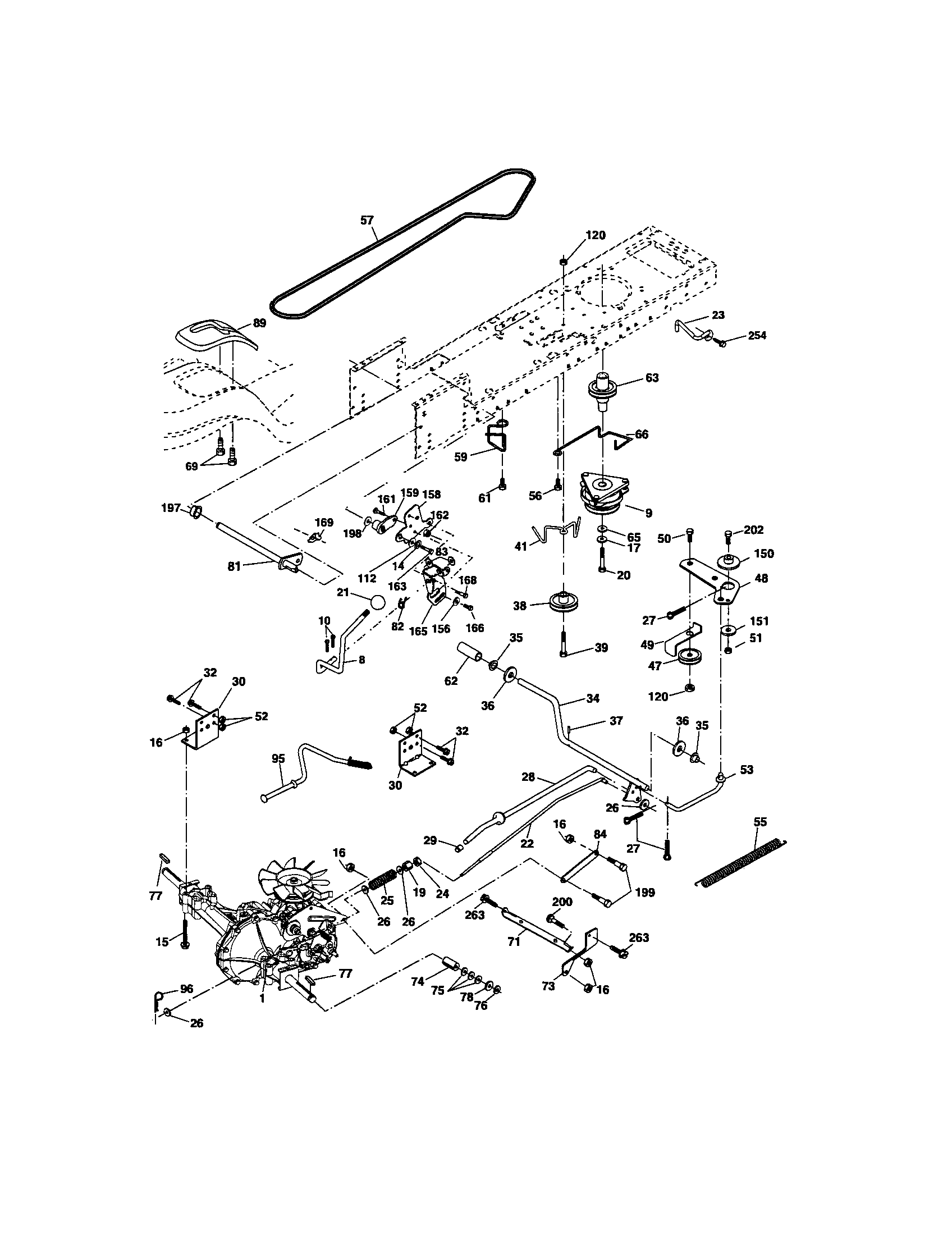 Craftsman 917275680 ground drive diagram