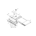 Ryobi BS1001SV table/scale/rail diagram