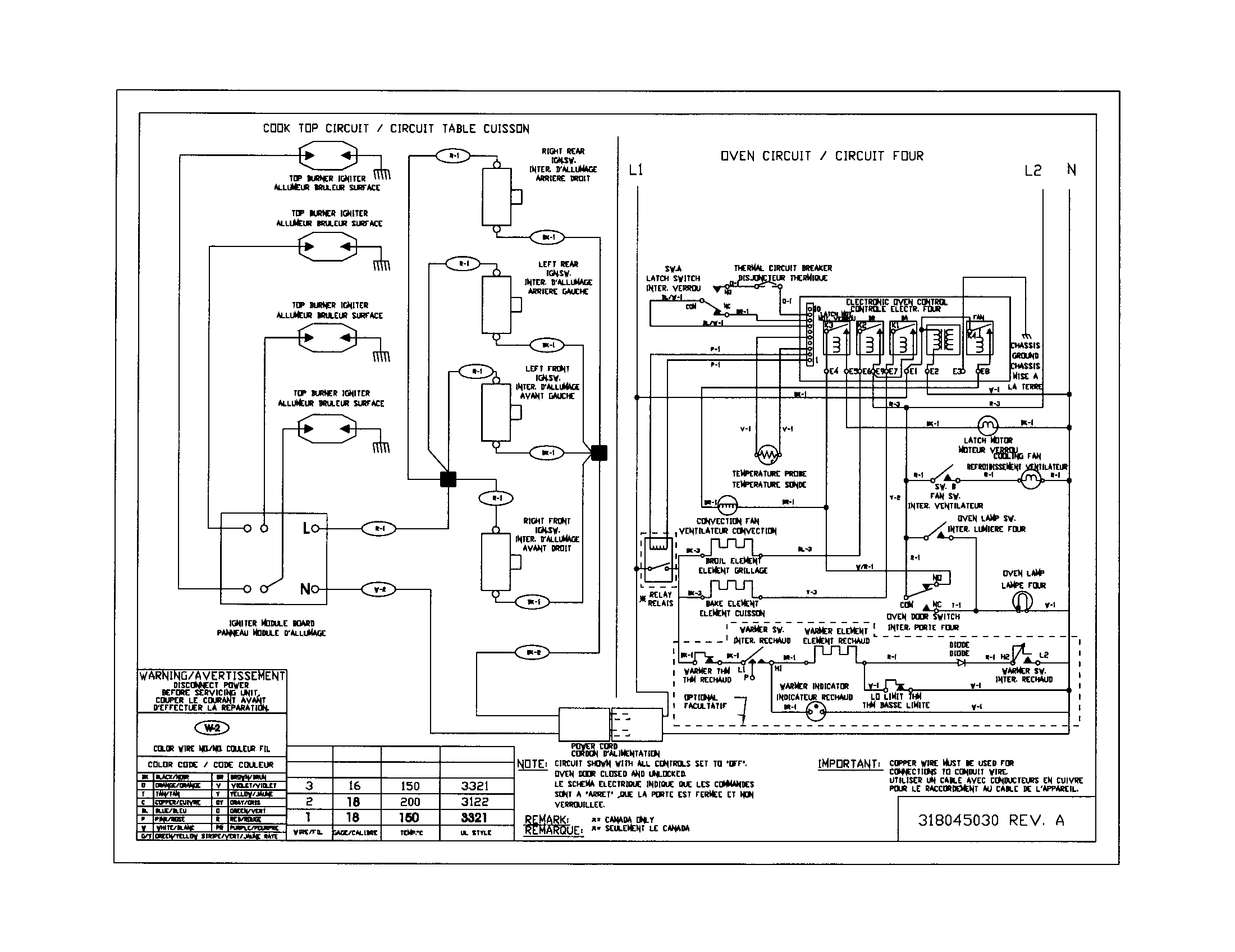 Frigidaire FCS388CEBC wiring diagram diagram