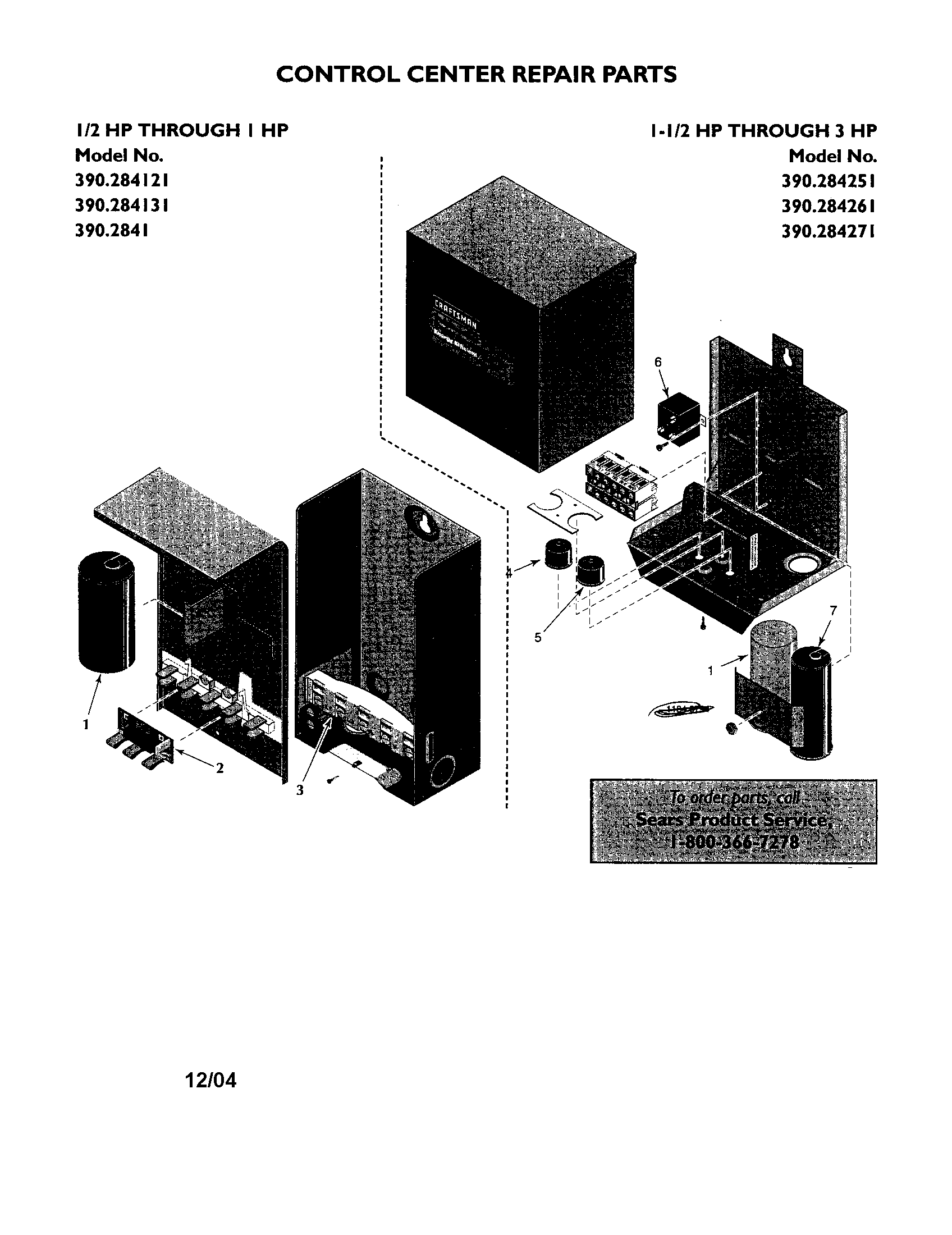 Craftsman 390284121 start and run capacitor diagram