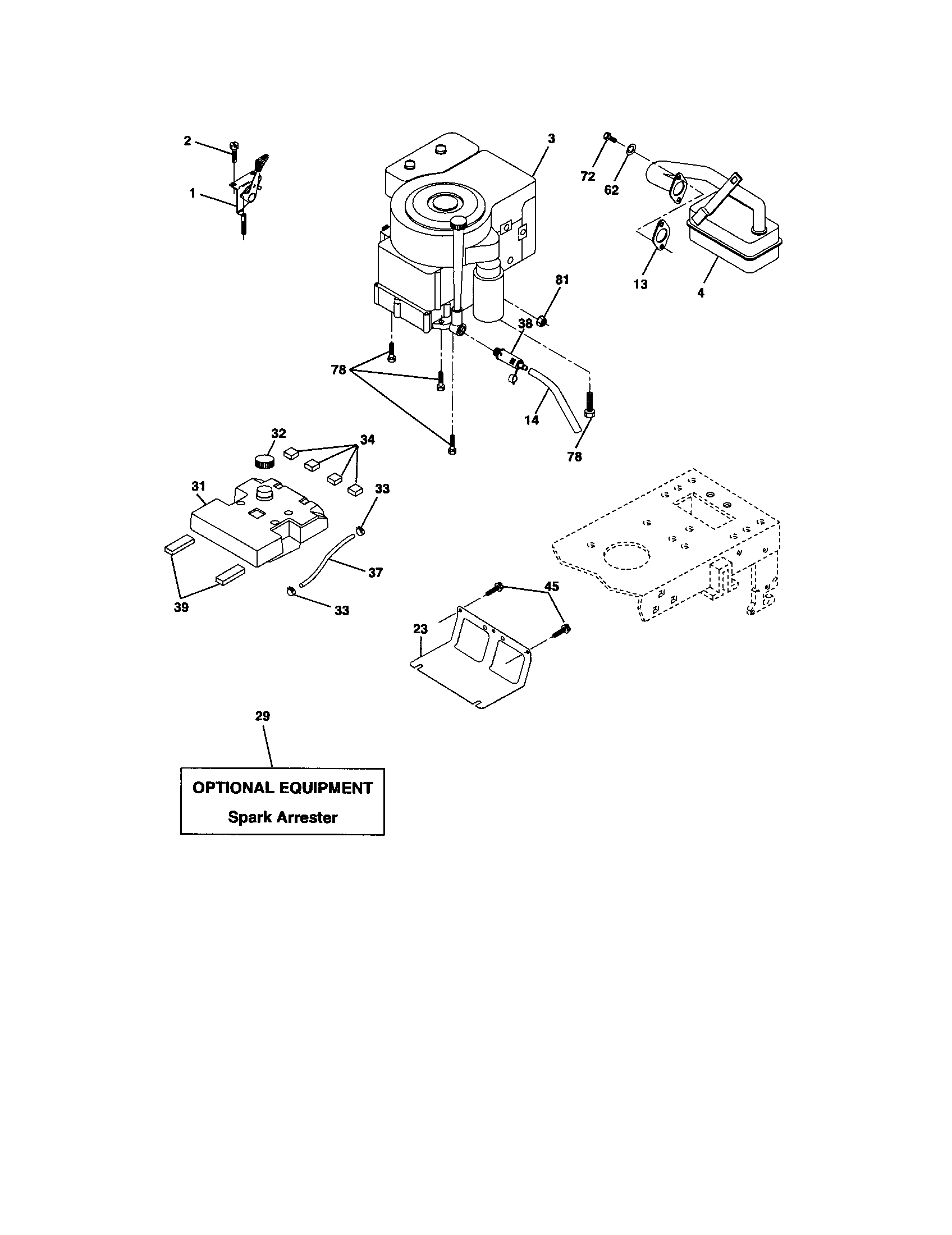 Craftsman Lt3000 Mower Deck Parts Diagram Craftsman Lt3000 P