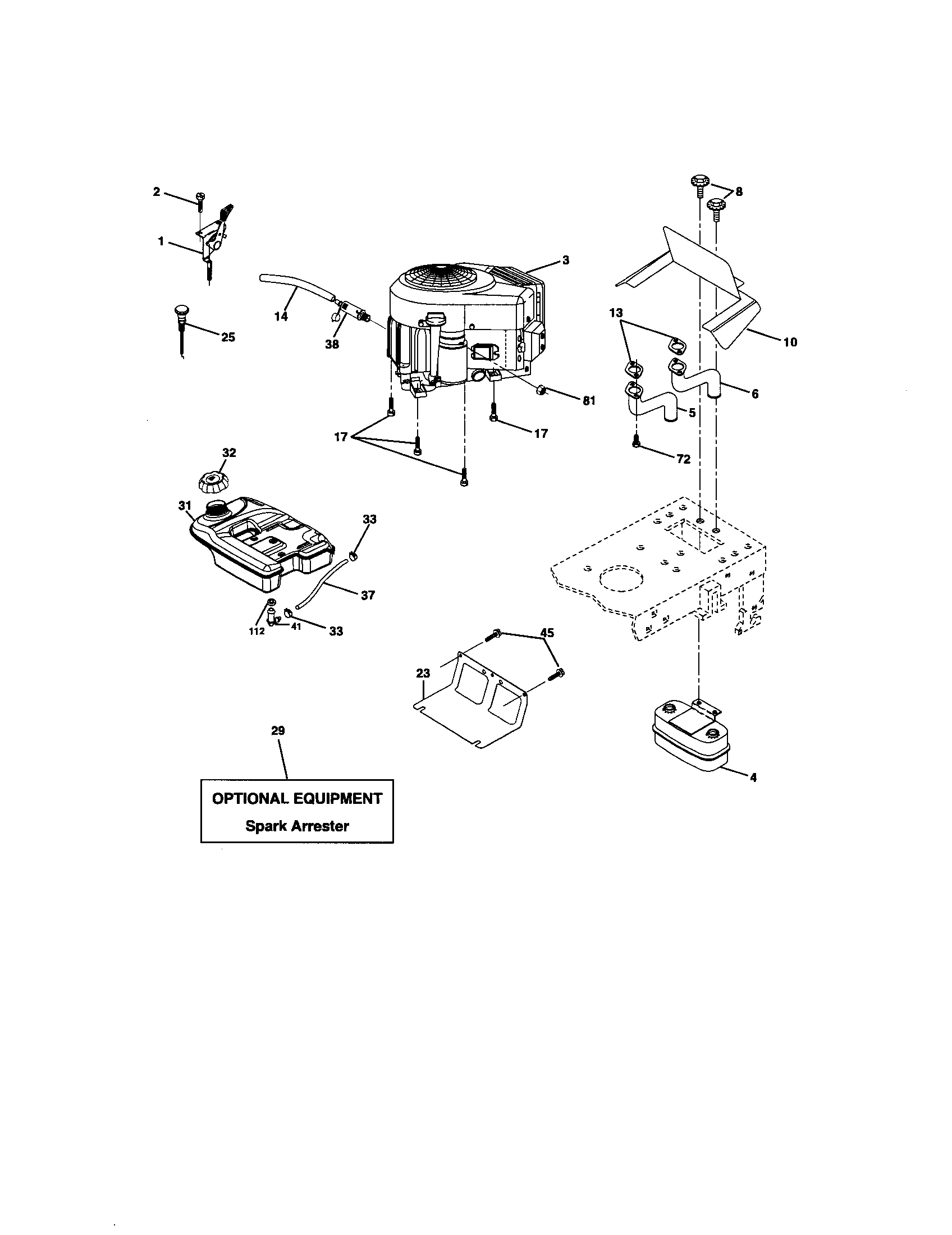 Craftsman 917275670 engine diagram