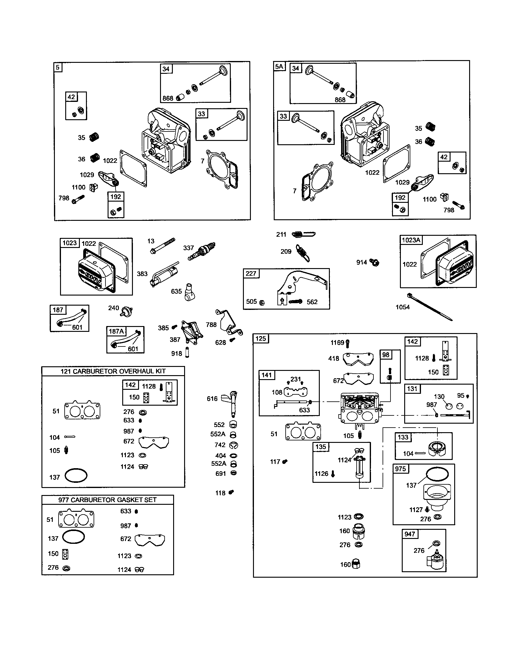 Craftsman 917276310 carburetor/cylinder-head diagram