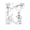 Craftsman 917274352 carburetor/blower housing diagram