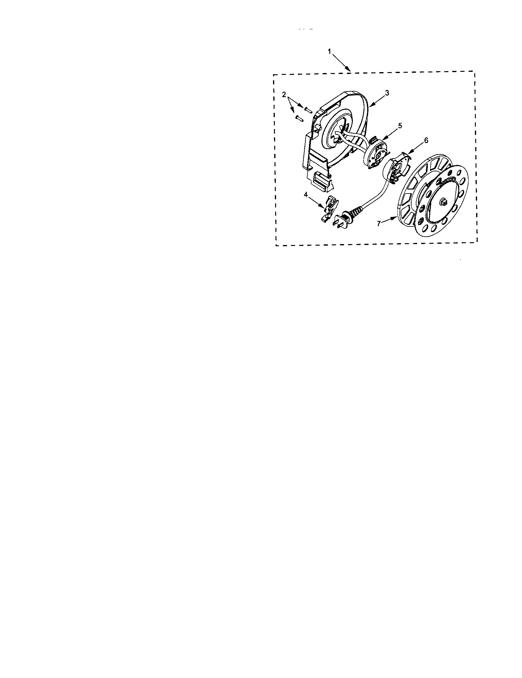 Kenmore 11623613300 cord reel diagram
