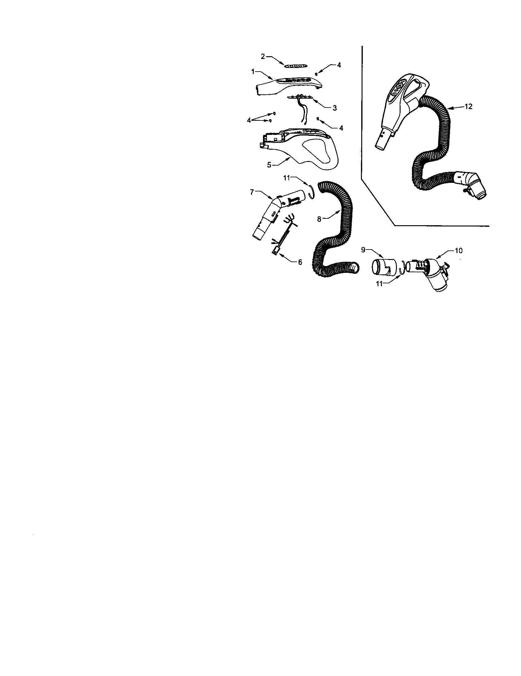 Kenmore 11623912300 hose diagram