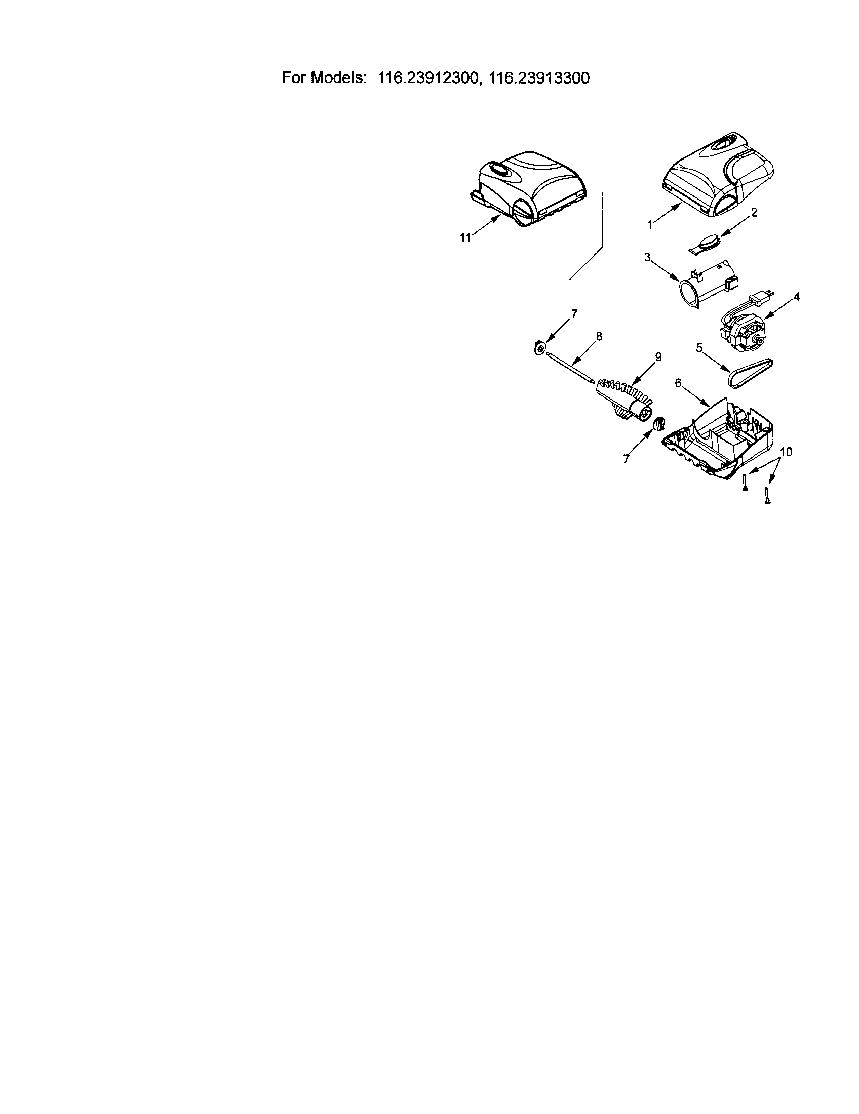 Kenmore 11623912300 power-mate jr. diagram