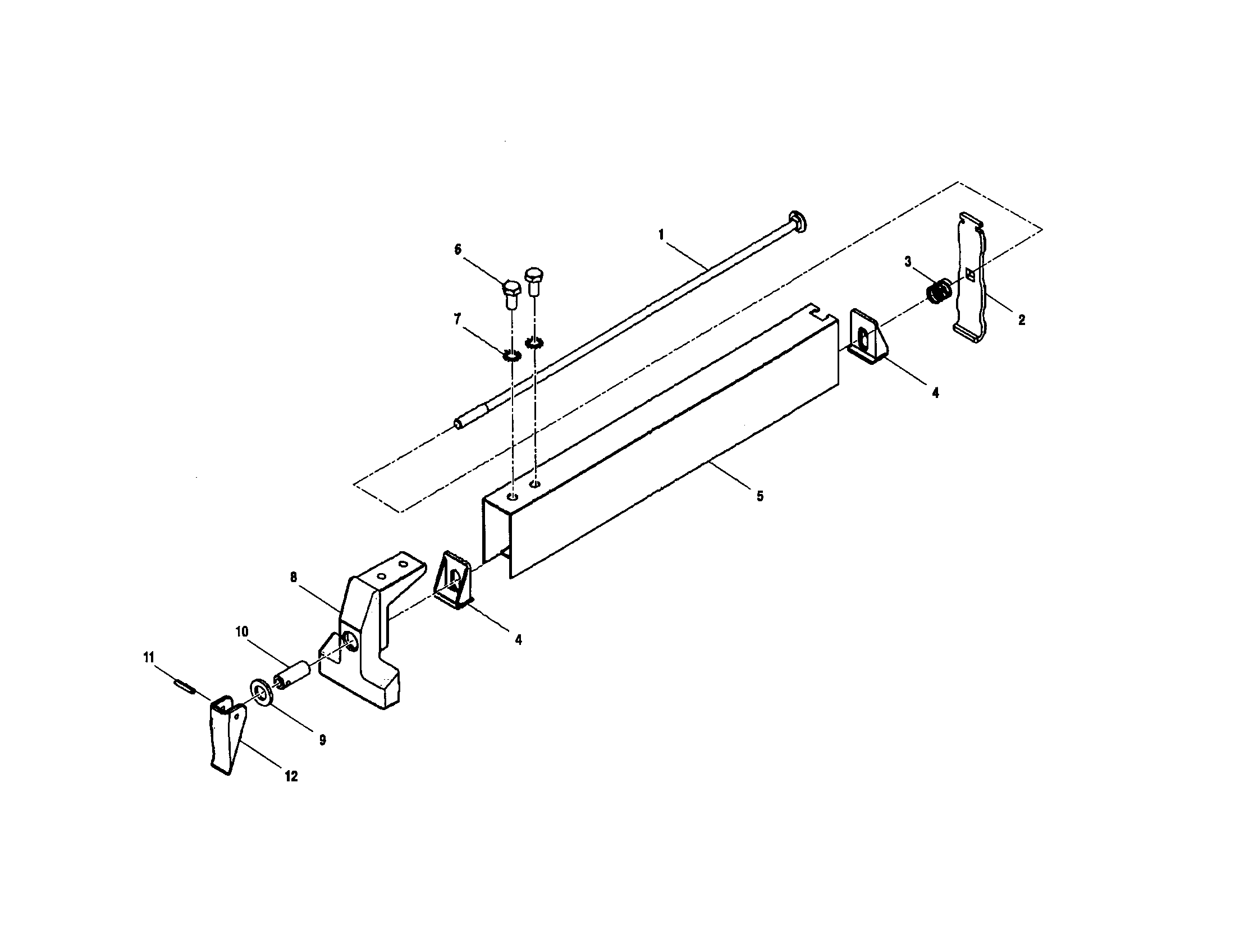 Ryobi BS902 rip fence assembly diagram