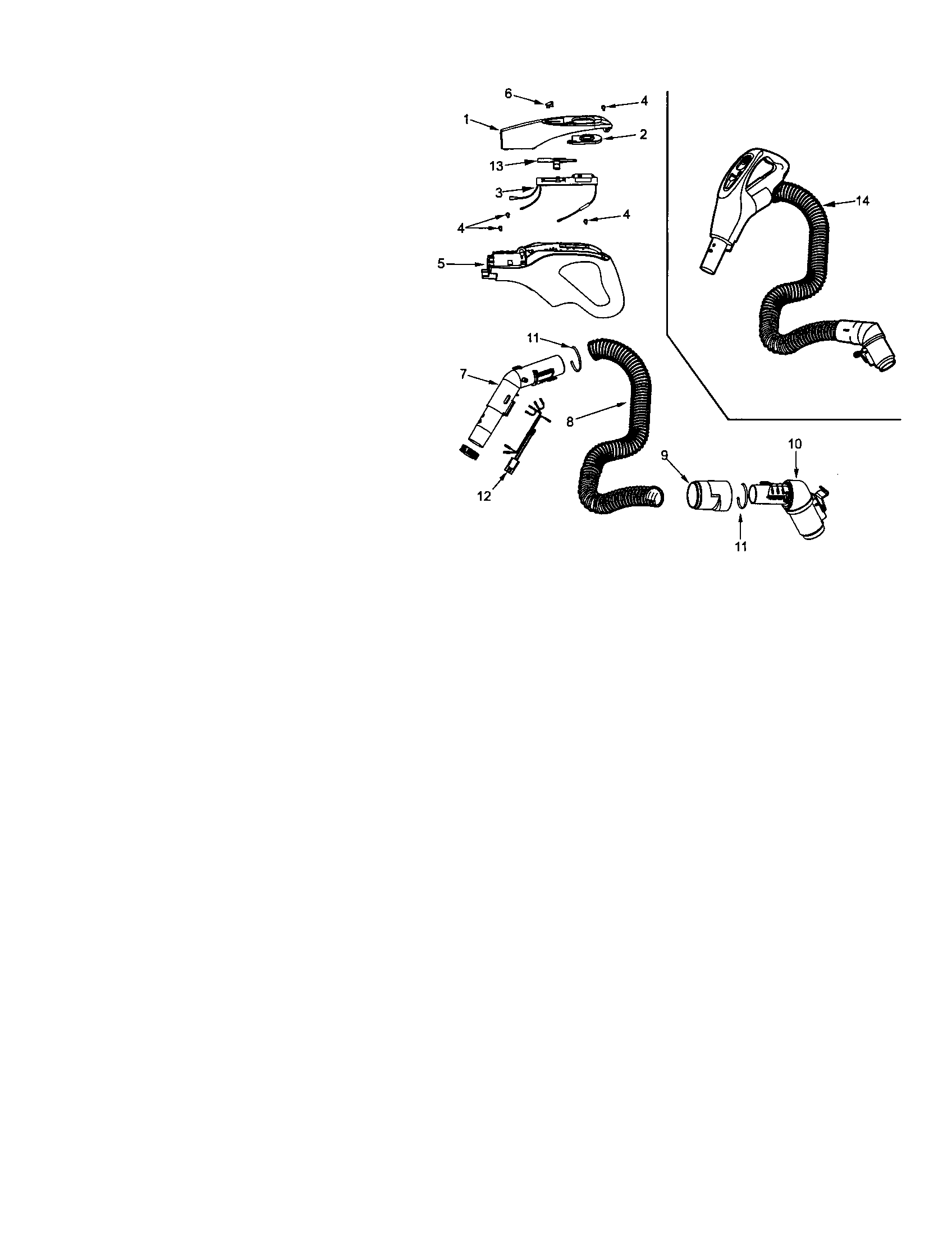 Kenmore 11625813500 hose diagram