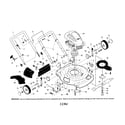 Craftsman 917379242 engine/housing/handle diagram