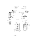 Whirlpool WHES40 brine valve body/seal diagram