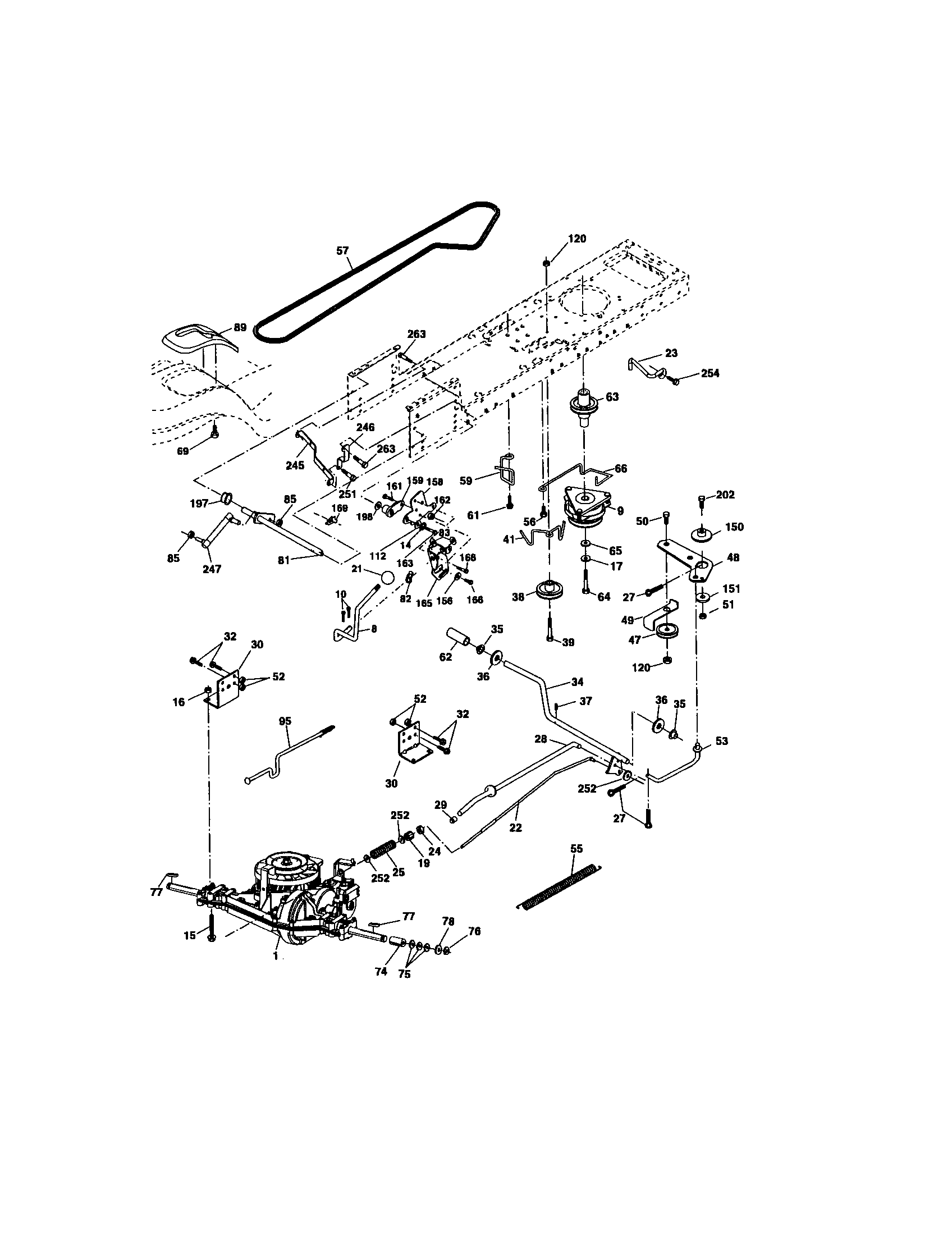 Craftsman 917275641 ground drive diagram