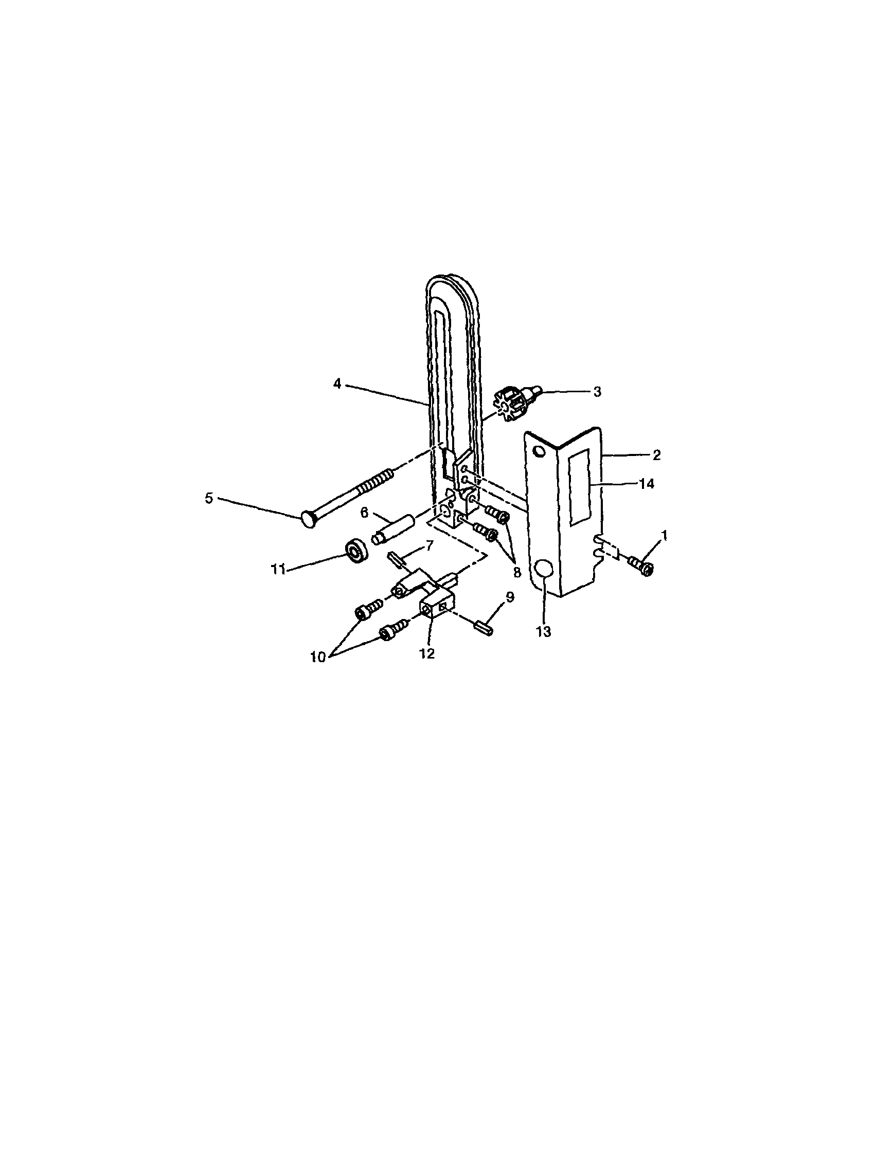Craftsman 315214770 blade guide/brakes diagram