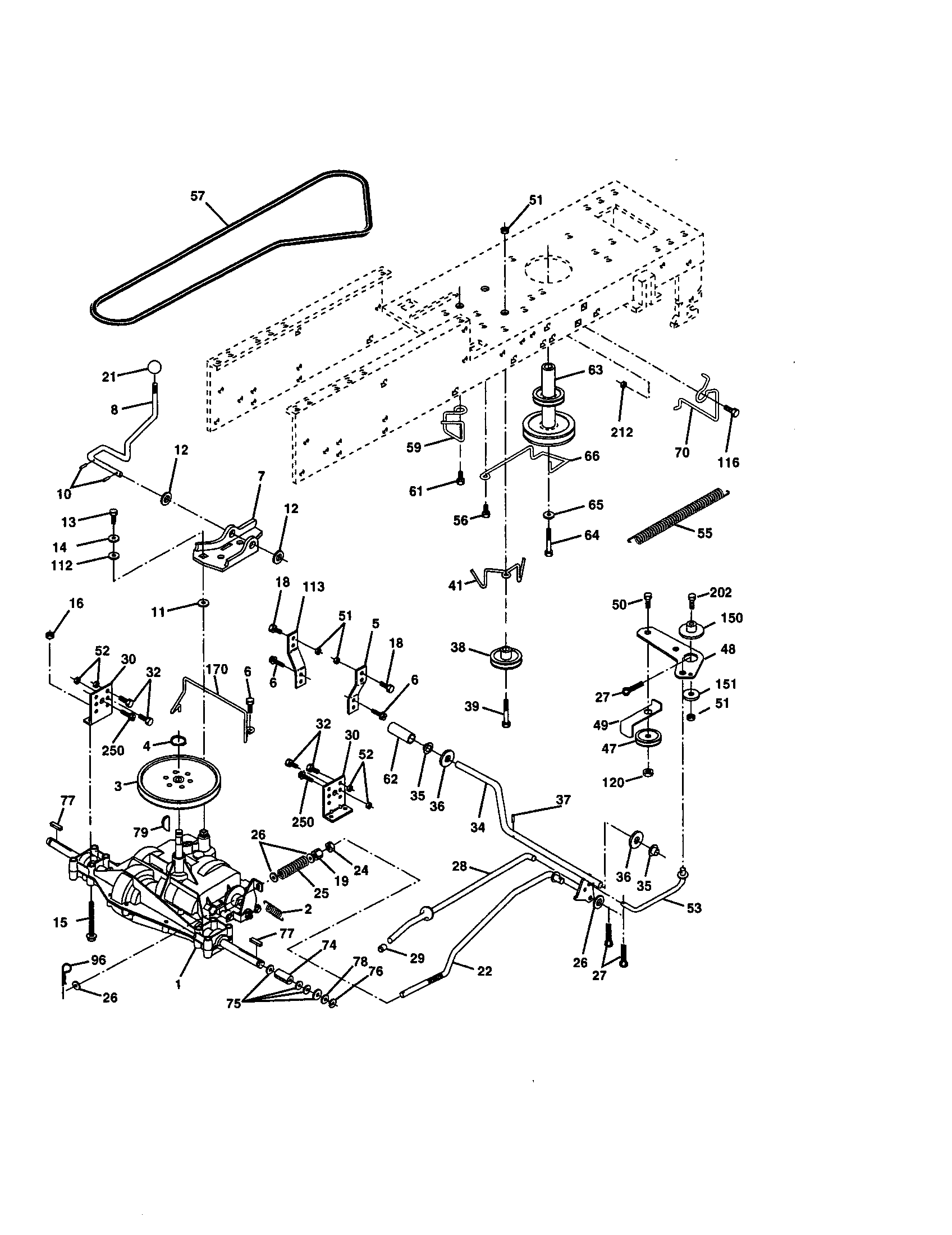 Craftsman 917272353 ground drive diagram