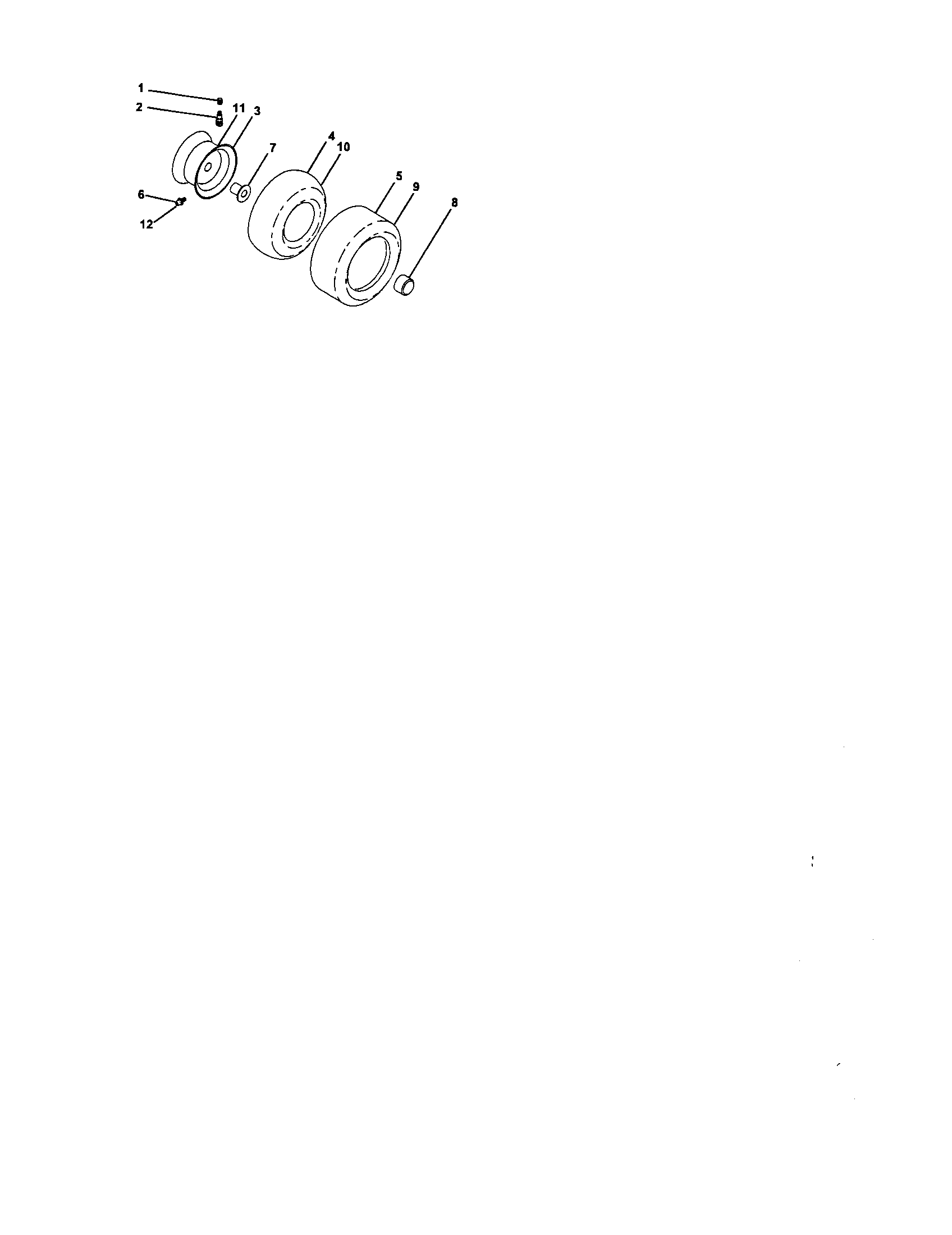 Craftsman 917276330 wheels and tires diagram