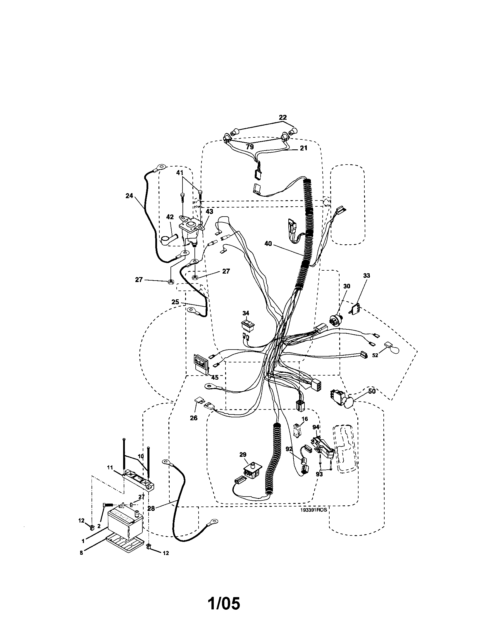 Craftsman 917276340 electrical diagram