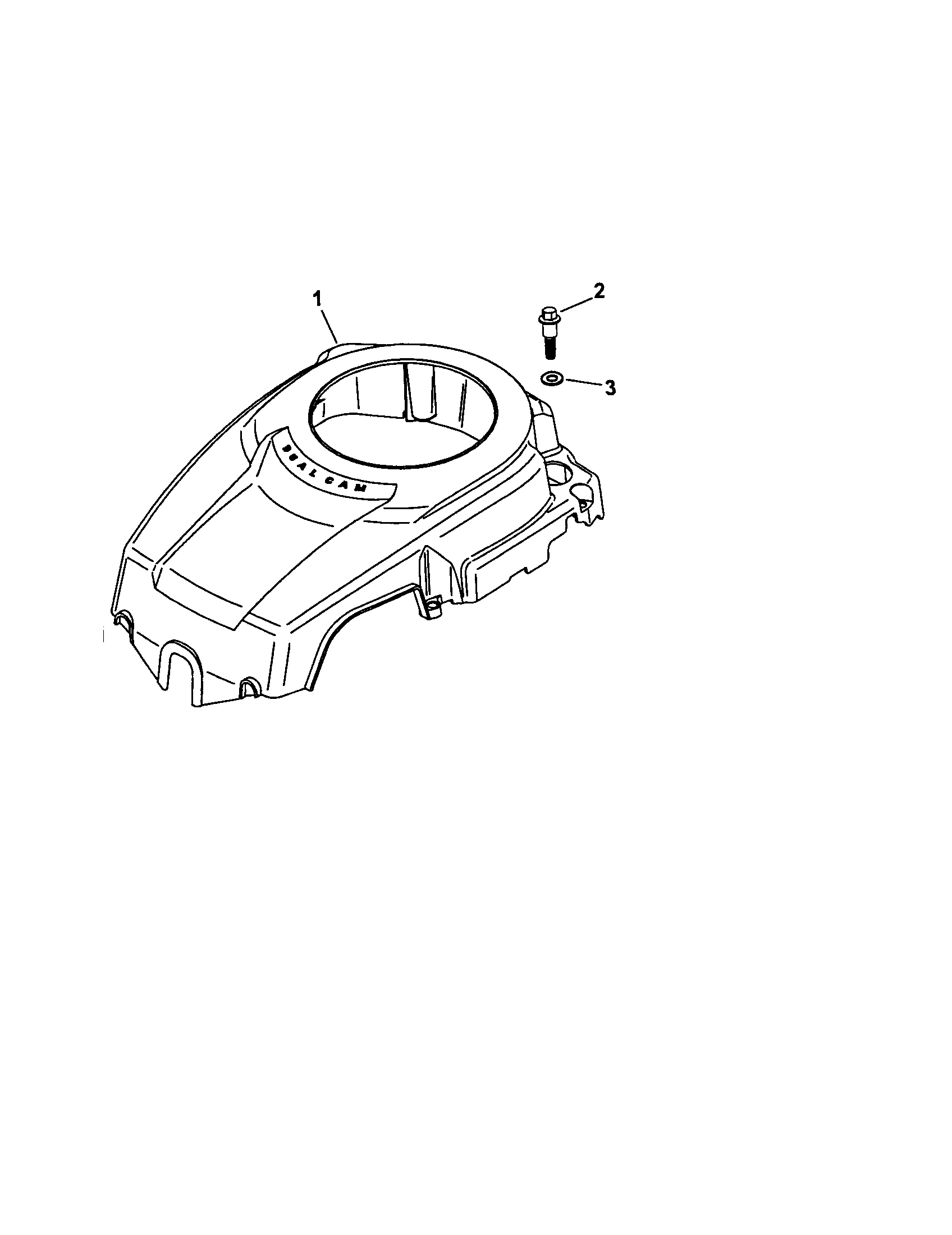 Craftsman 917273850 blower housing and baffles diagram